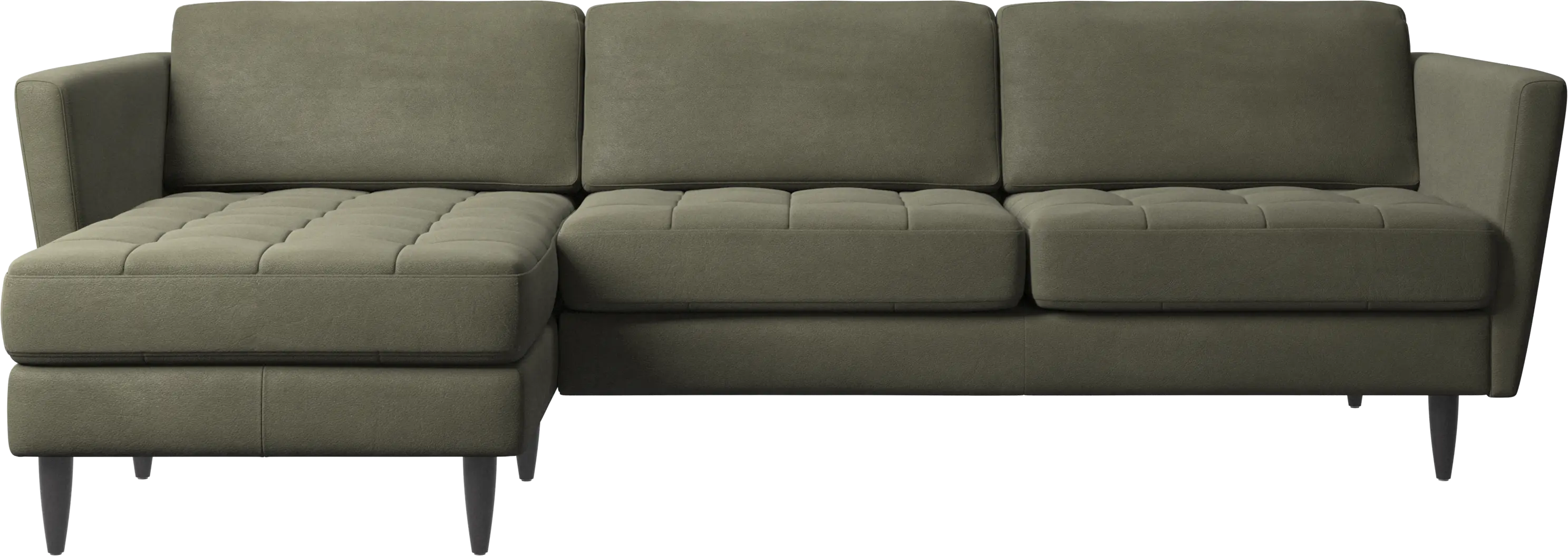 Osaka sofa with resting unit, tufted seat