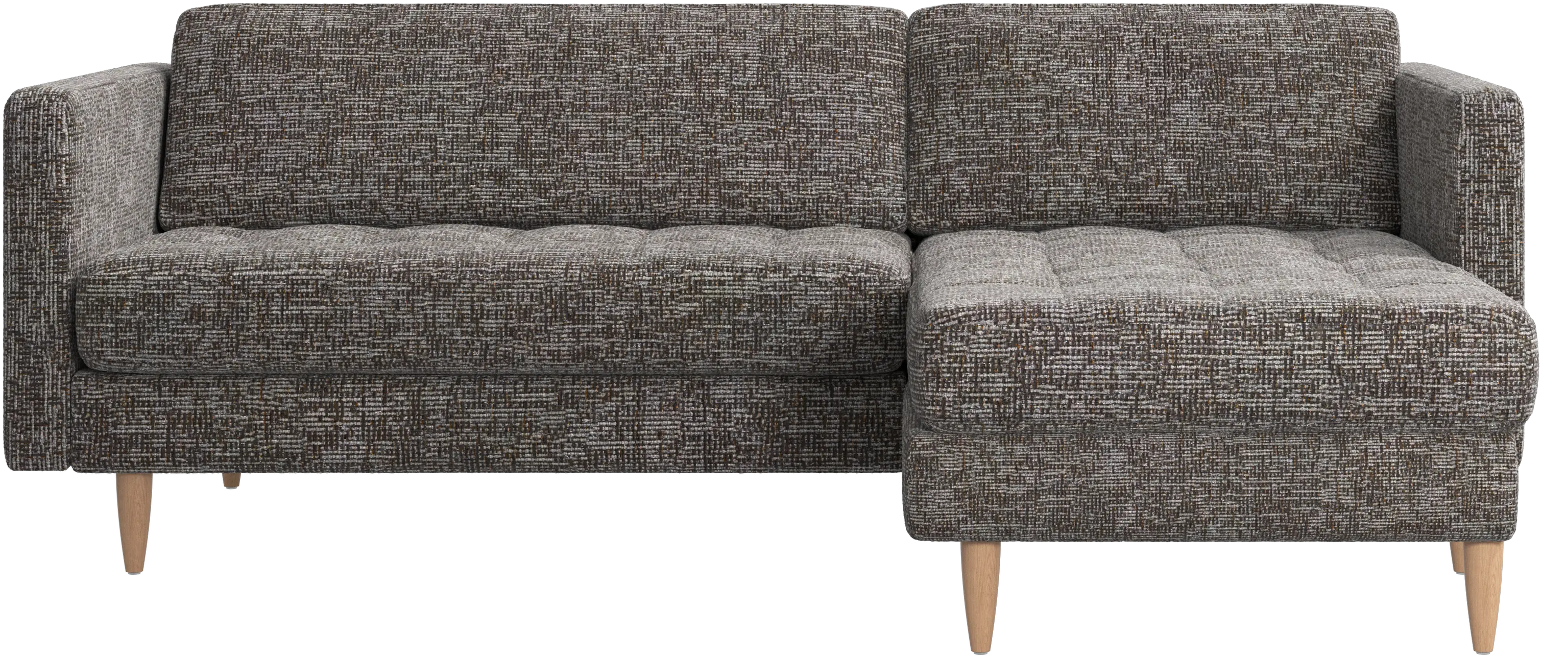 Osaka sofa with resting unit, tufted seat
