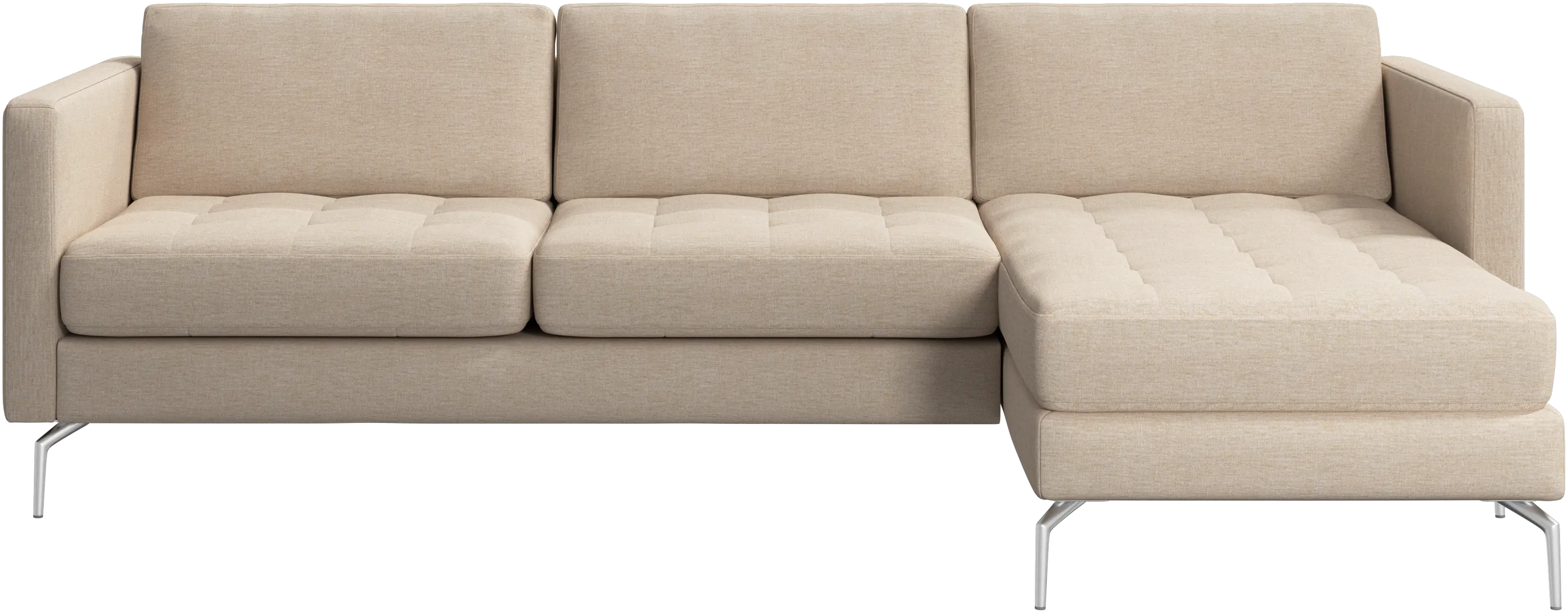 Osaka sofa with resting unit, tufted seat