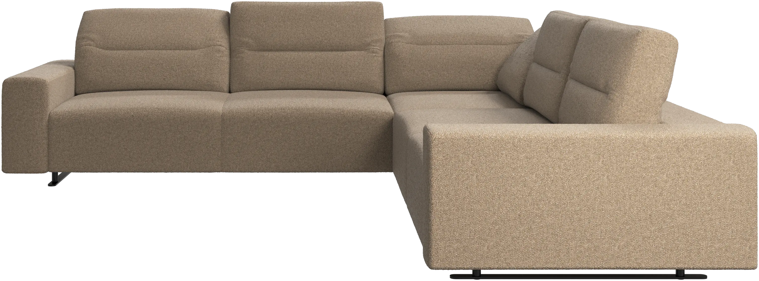 Hampton corner sofa with adjustable back