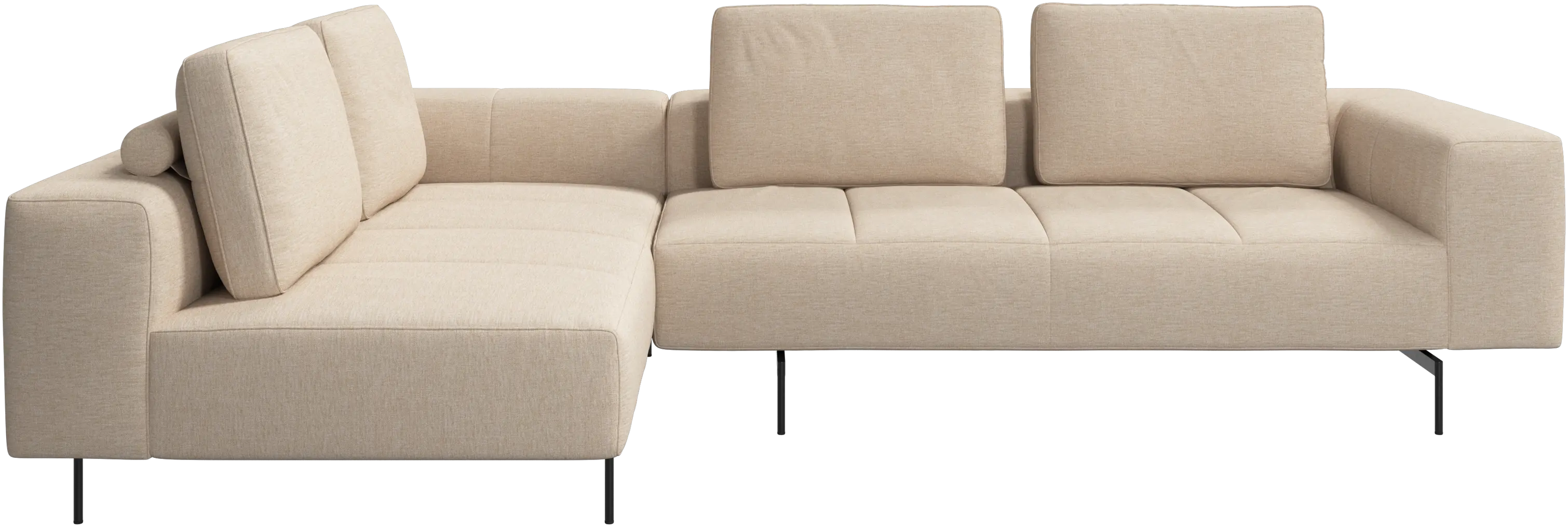 Amsterdam corner sofa with lounging unit