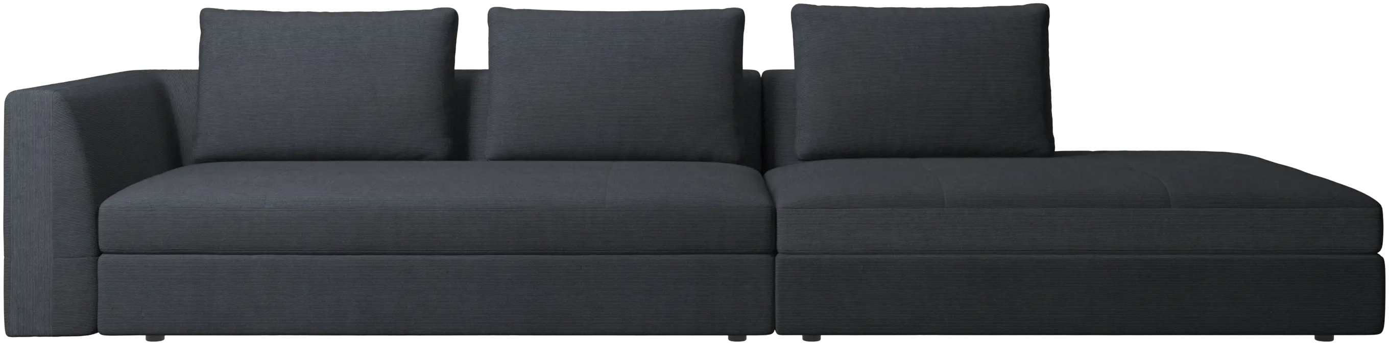 Bergamo sofa with lounging unit
