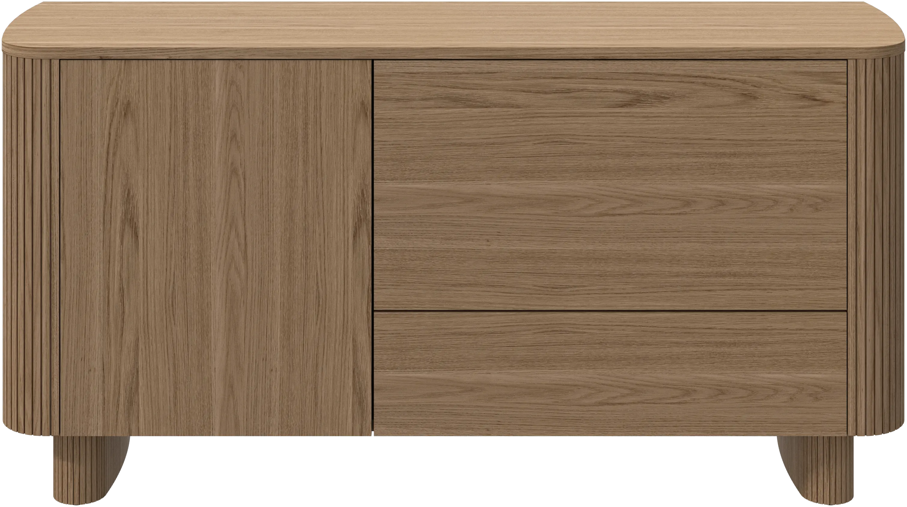 Buffet avec section abattante