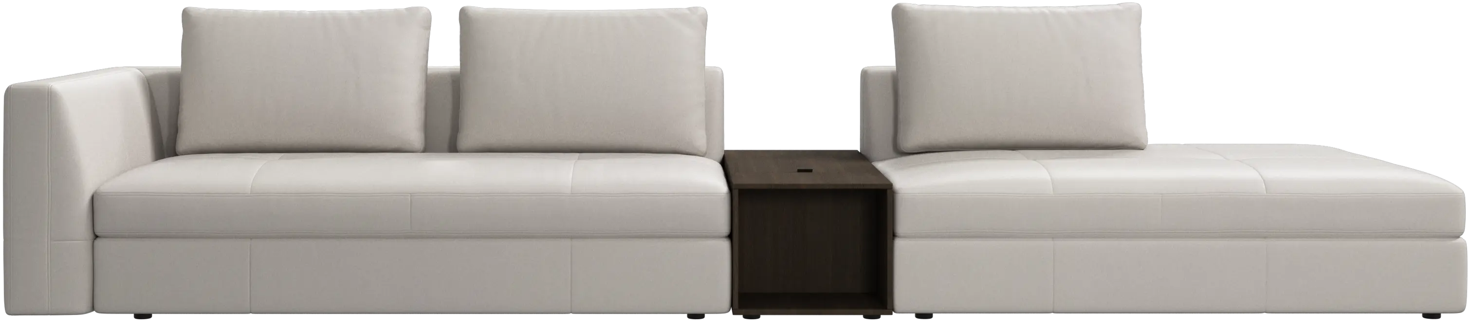 Bergamo 3 seater lounge sofa with storage