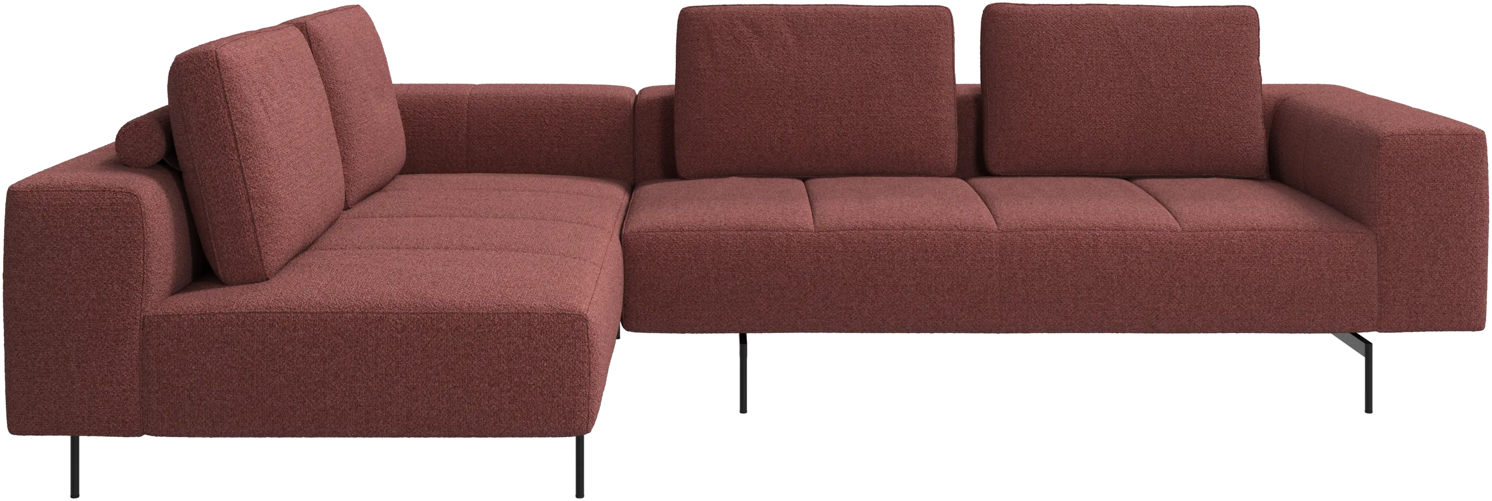 Amsterdam corner sofa with lounging unit