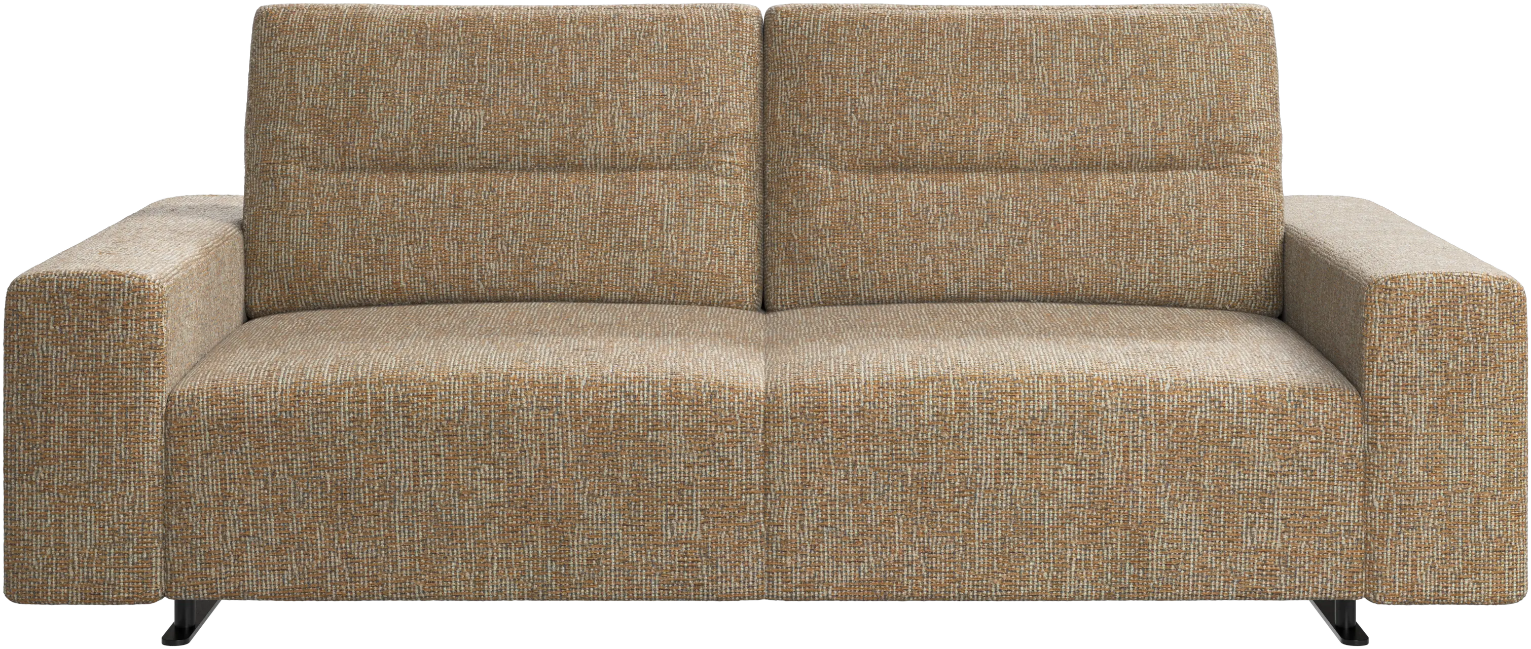 Hampton sofa with adjustable back and storage on the right side