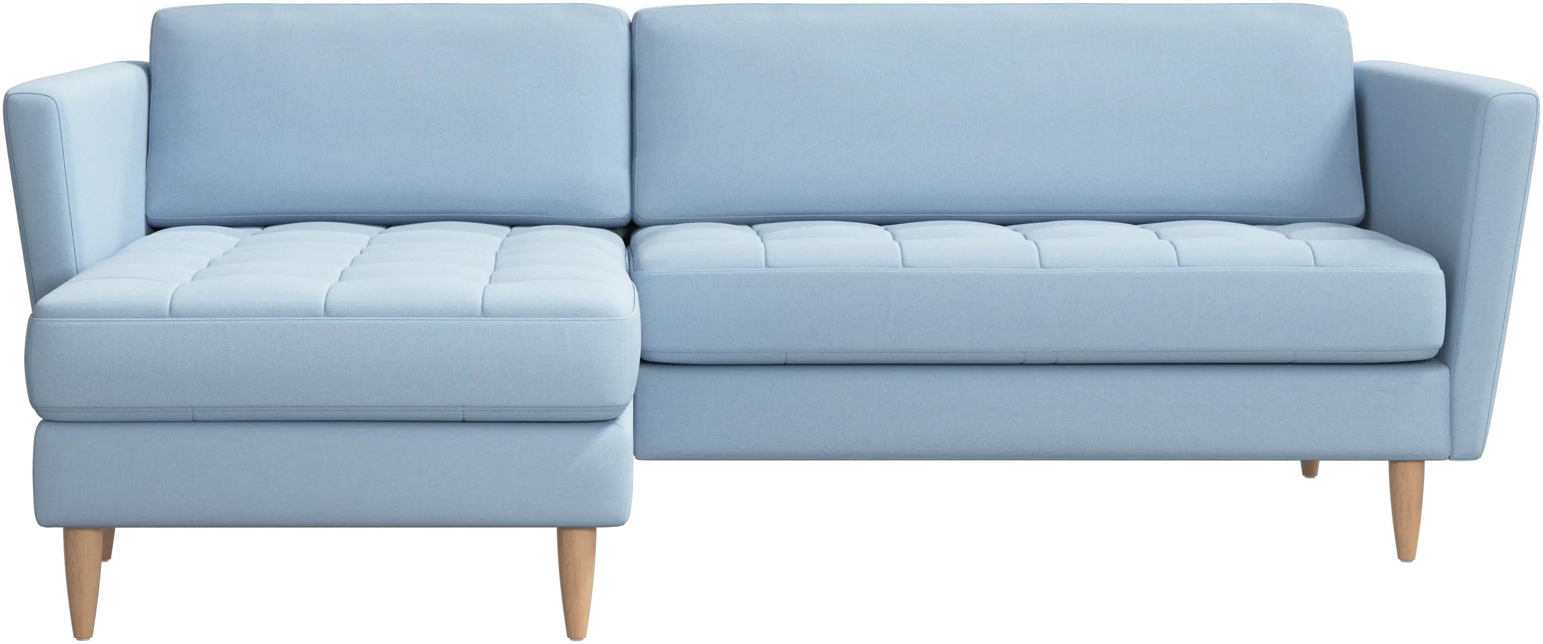 Osaka sofa with resting unit, tufted seat