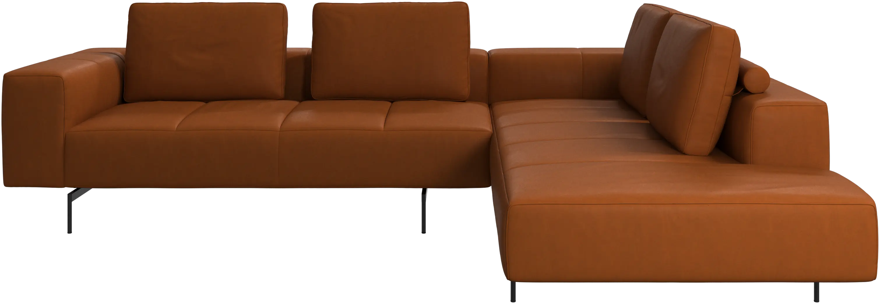 Amsterdam corner sofa with lounging unit