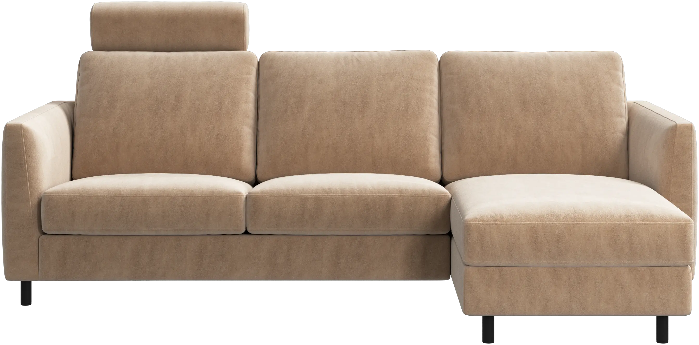 Sofá Indivi con módulo chaise-longue a la derecha