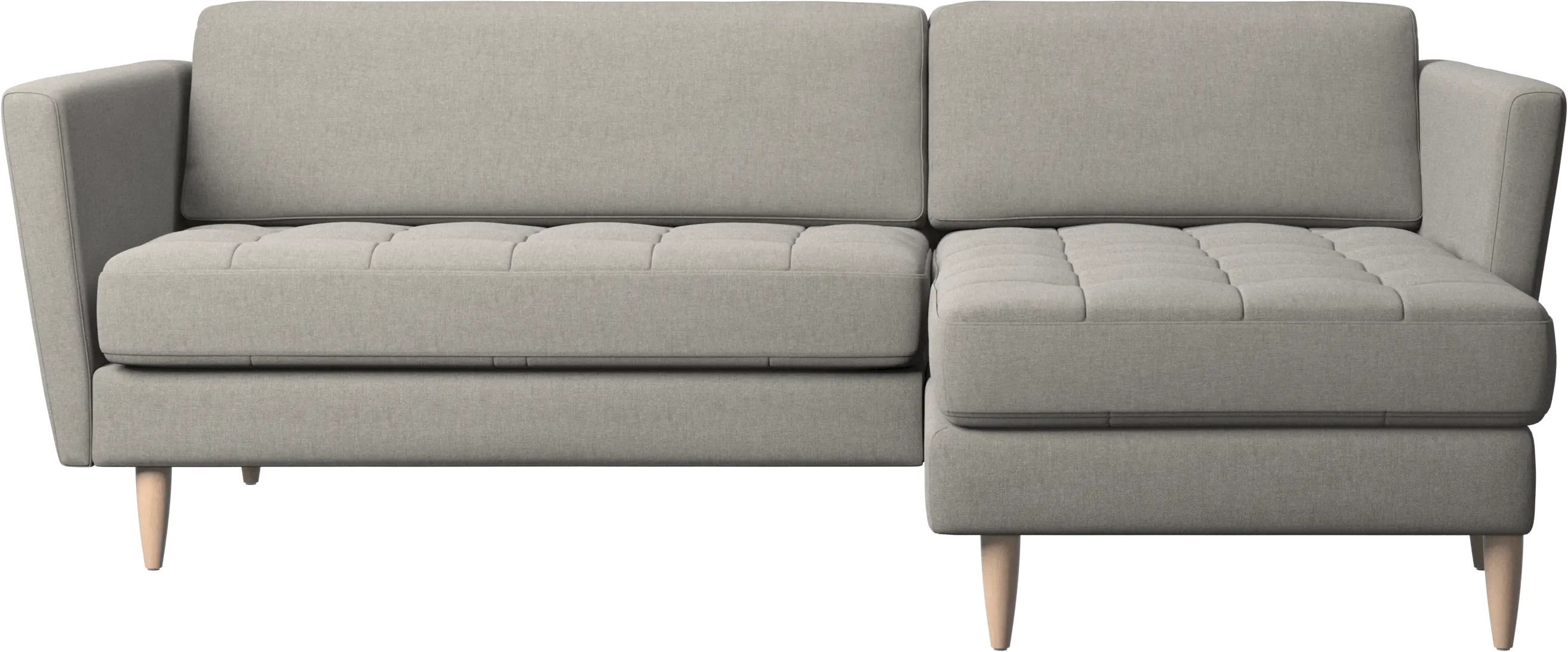 Osaka sofa with resting unit, tufted seat