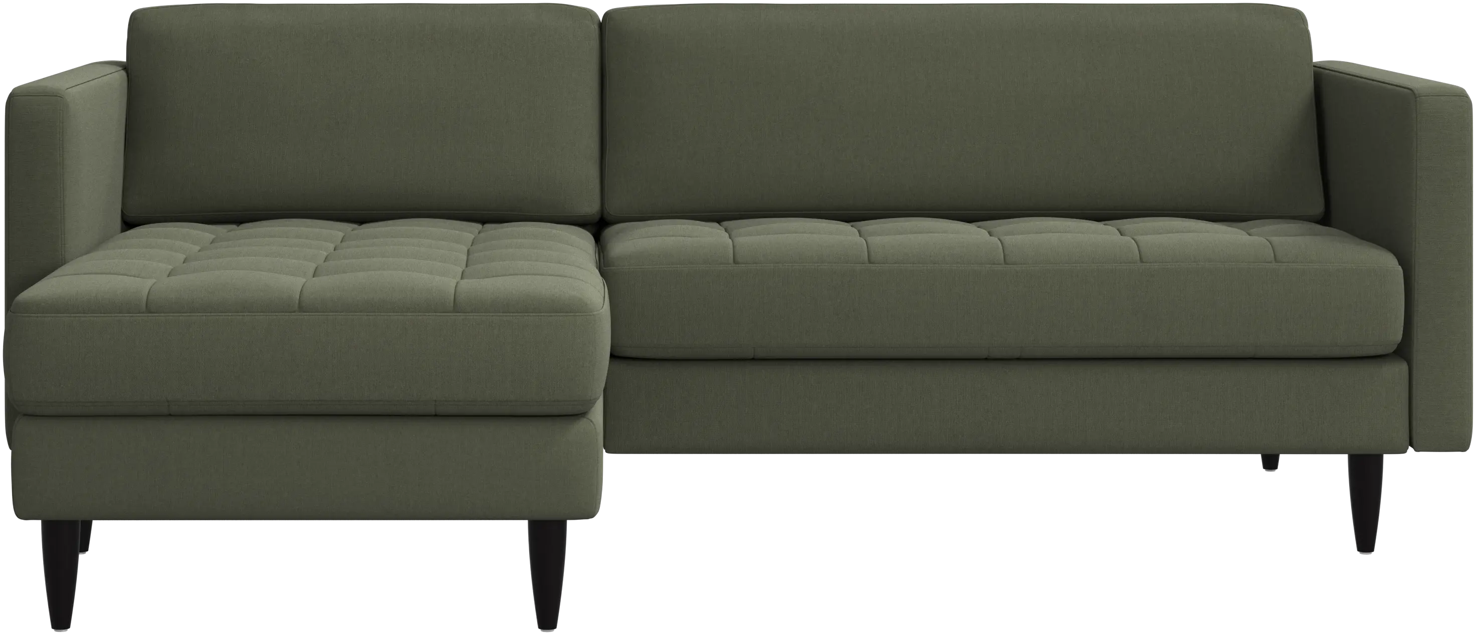Osaka sofa with resting unit, tufted seat