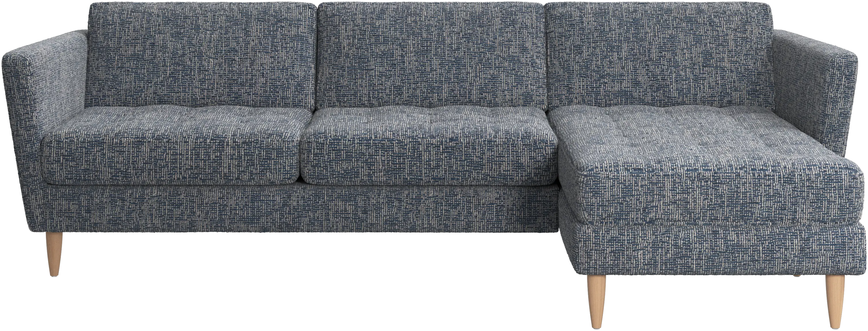 Osaka sofa with resting unit, tufted seat
