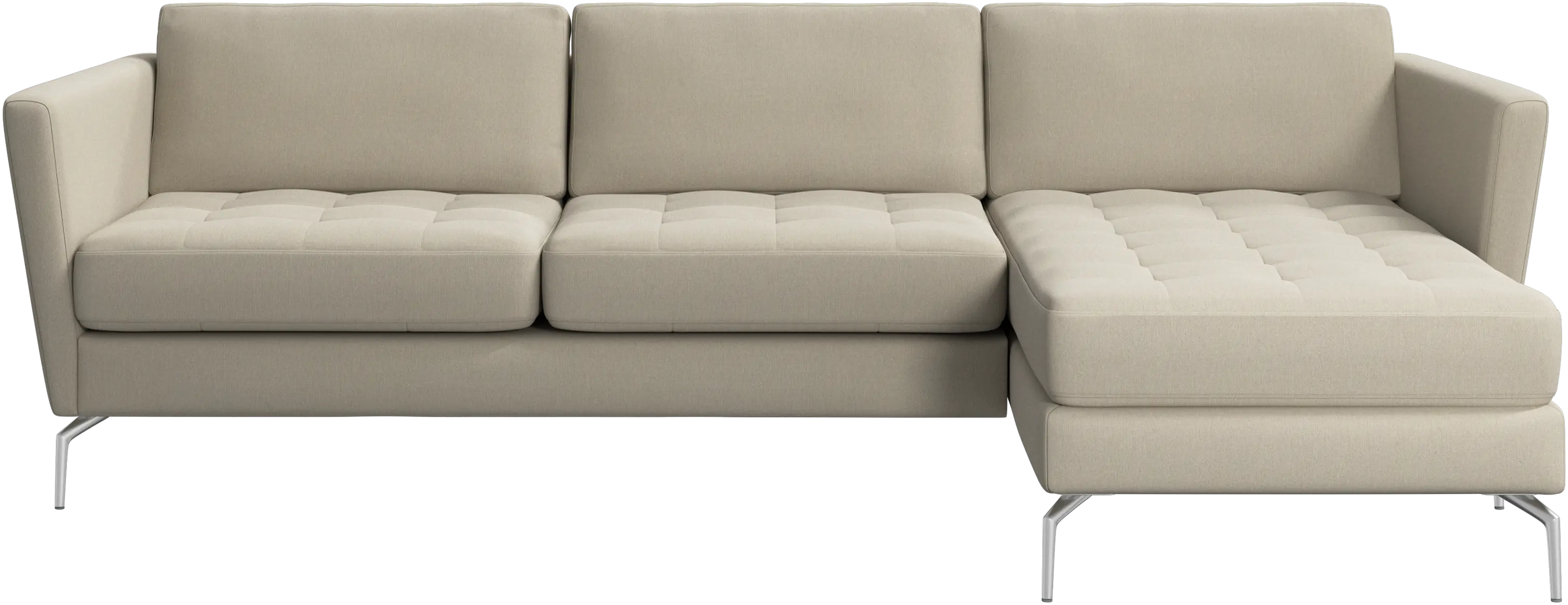 Osaka sofa with resting unit, tufted seat