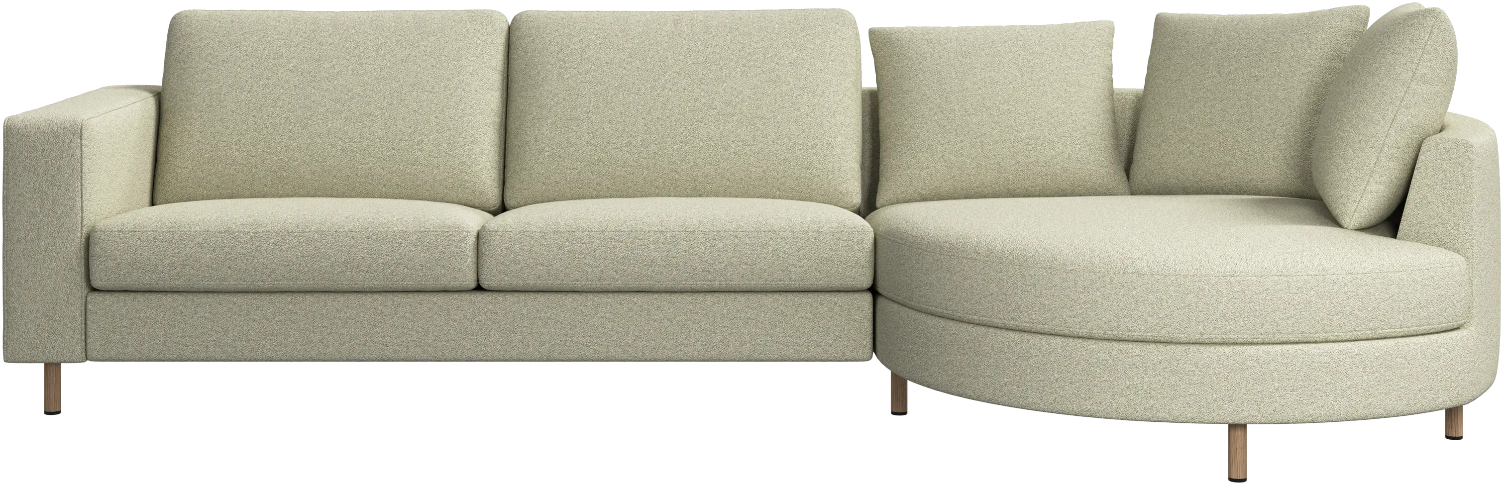 Sofá Indivi con módulo chaise-longue a la derecha