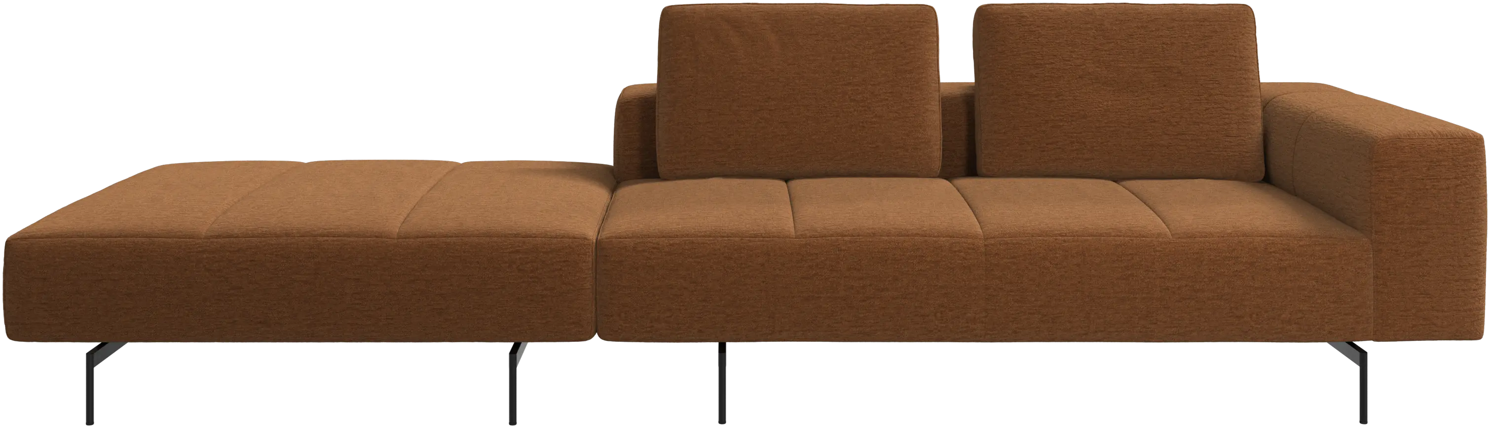 Sofá Amsterdam con puf en lado izquierdo