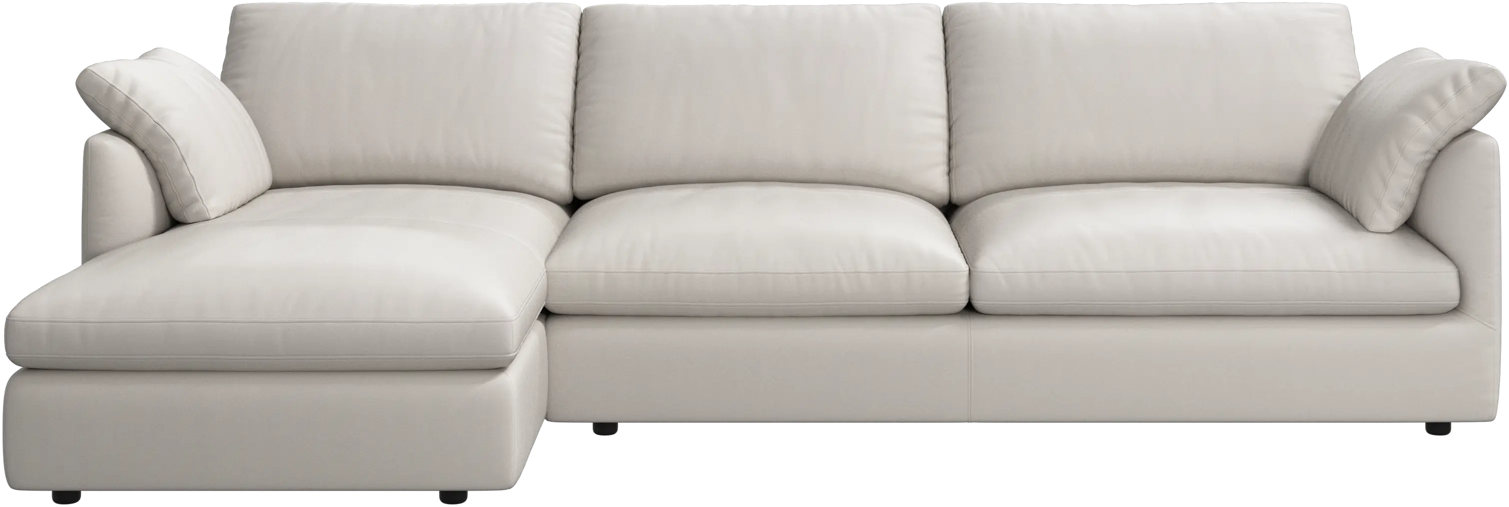 Milano sofa with chaise longue left