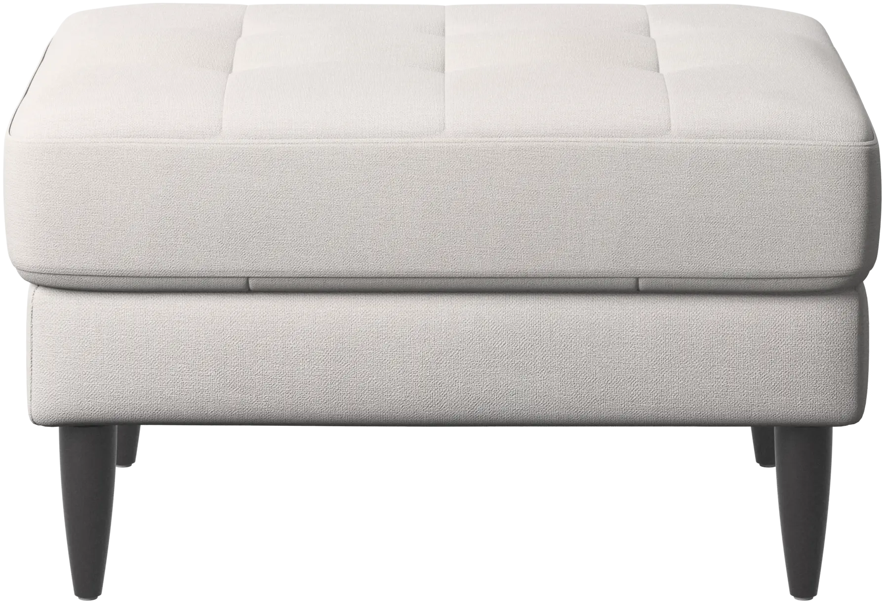 Osaka footstool, tufted seat