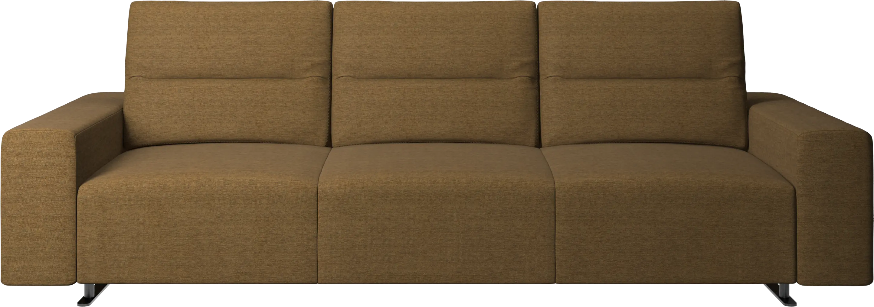 Hampton sofa with adjustable back and storage on the right side