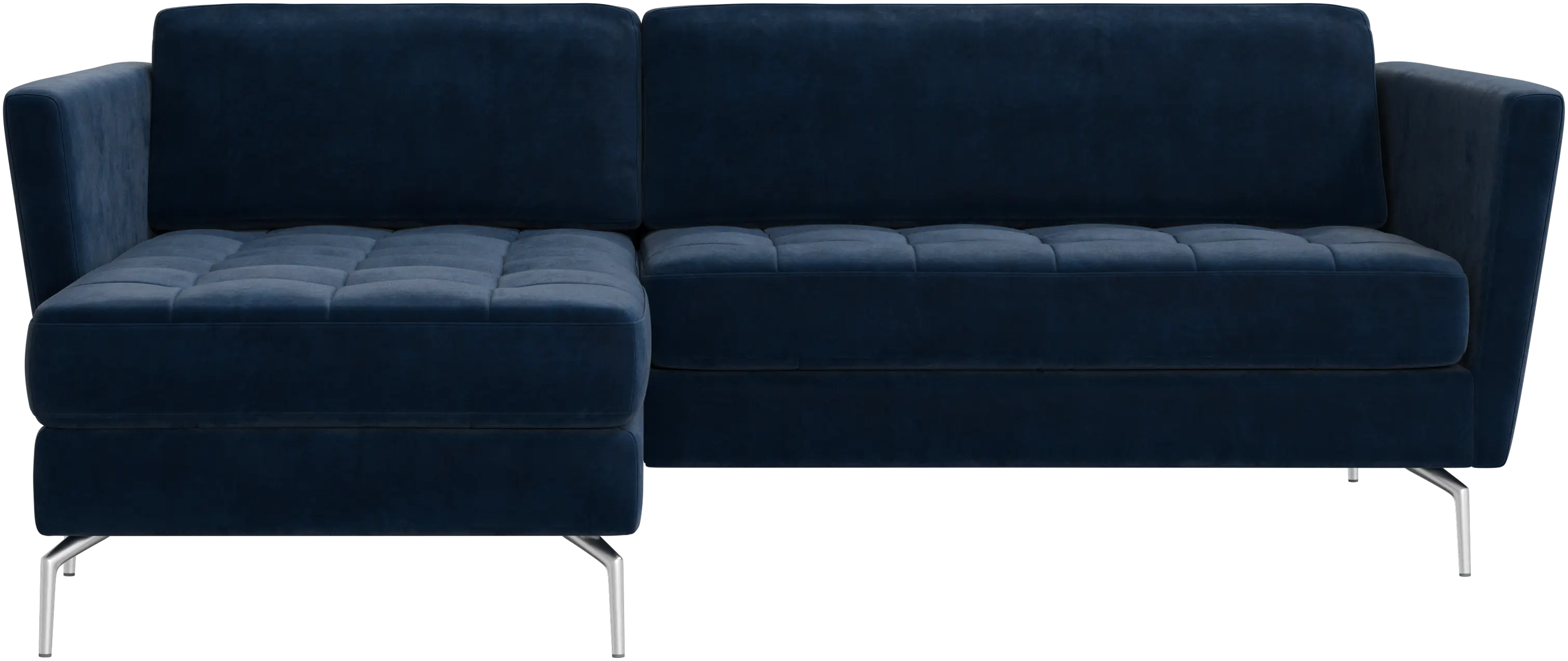 Osaka sofa with resting unit, tufted seat