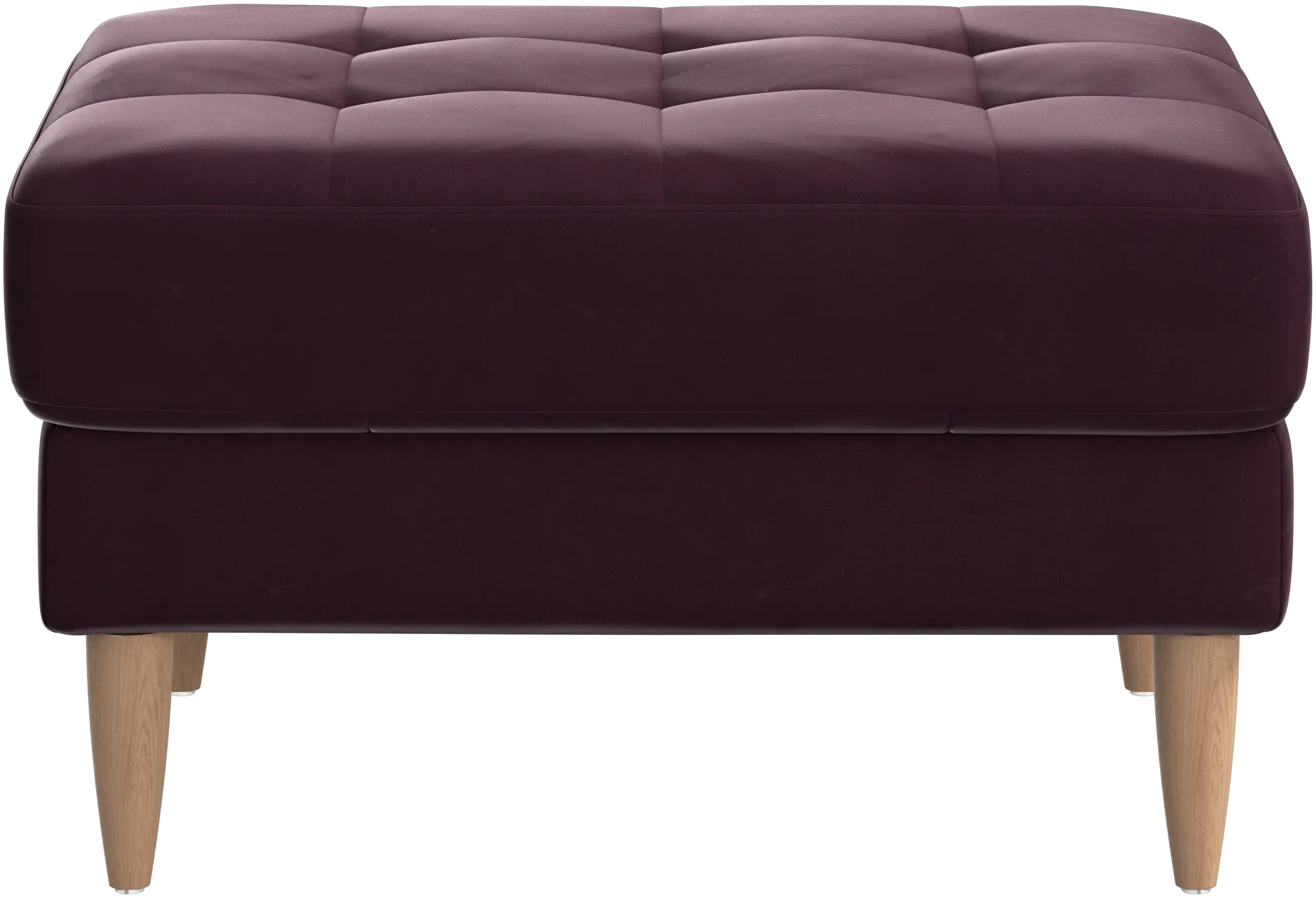 Osaka footstool, tufted seat