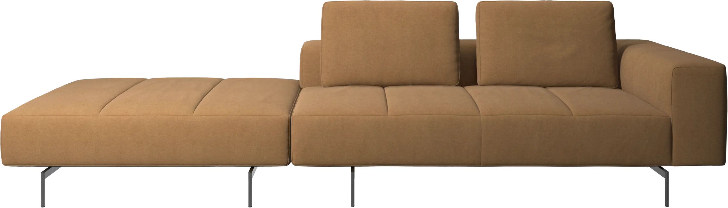 Amsterdam sofa with footstool on left side