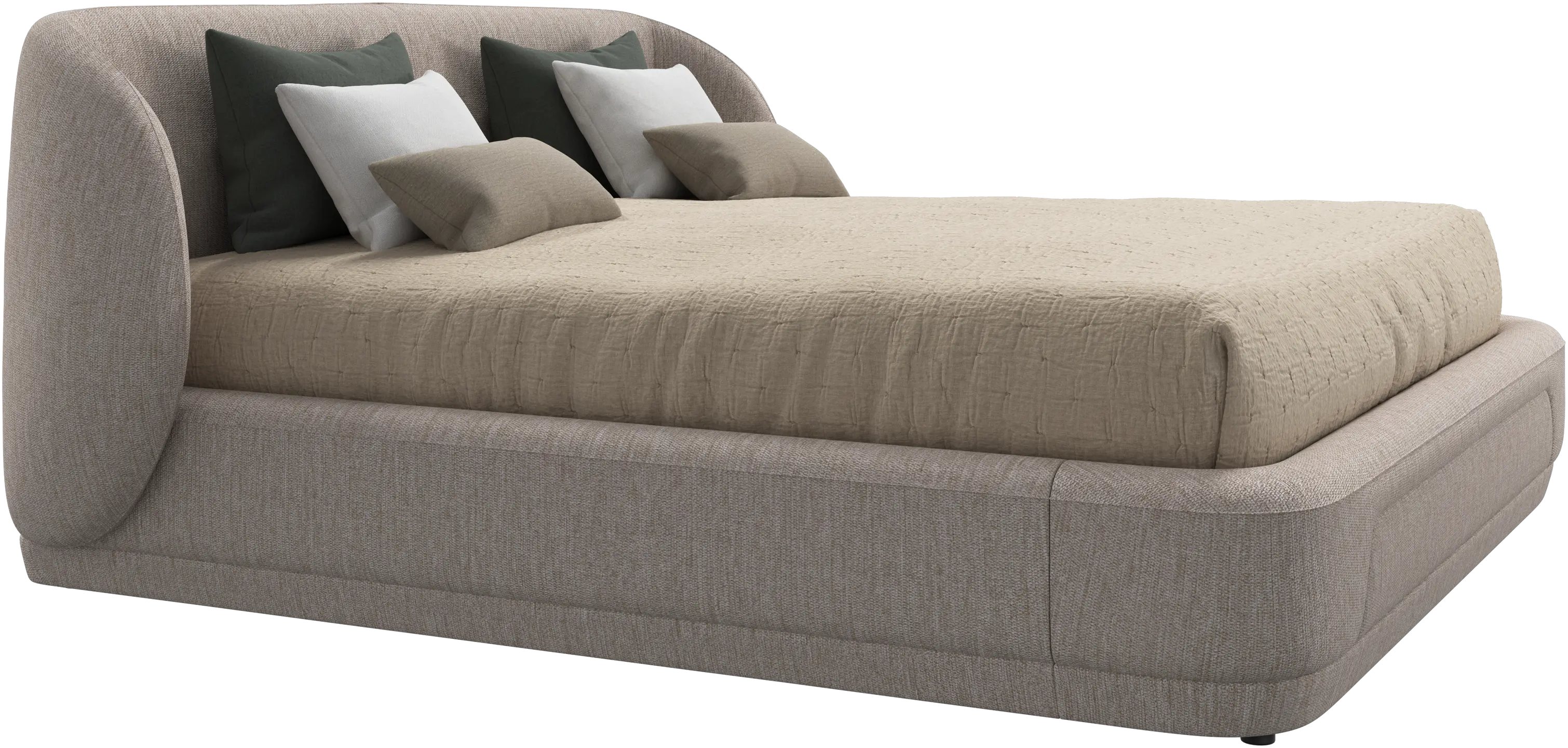 Cama Bolzano con tablado - Anchura 193 x Longitud 203 cm
