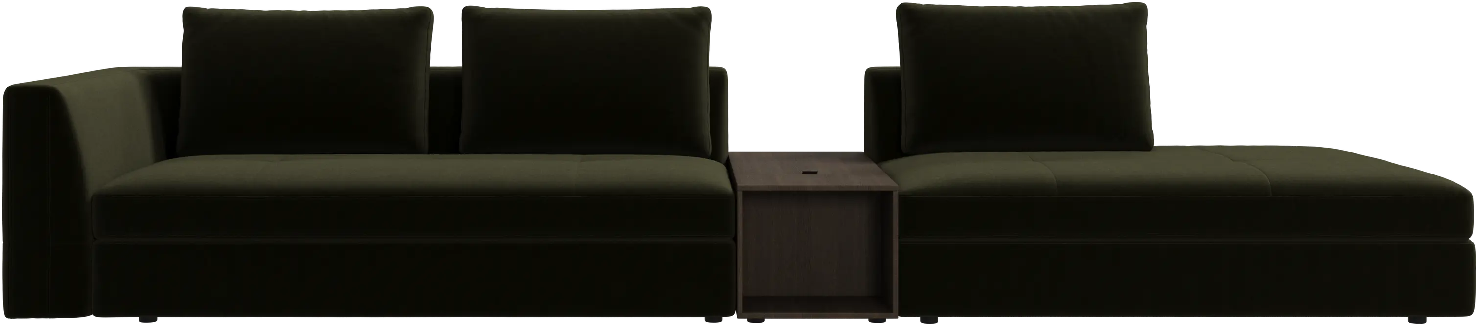 Bergamo 3 seater lounge sofa with storage