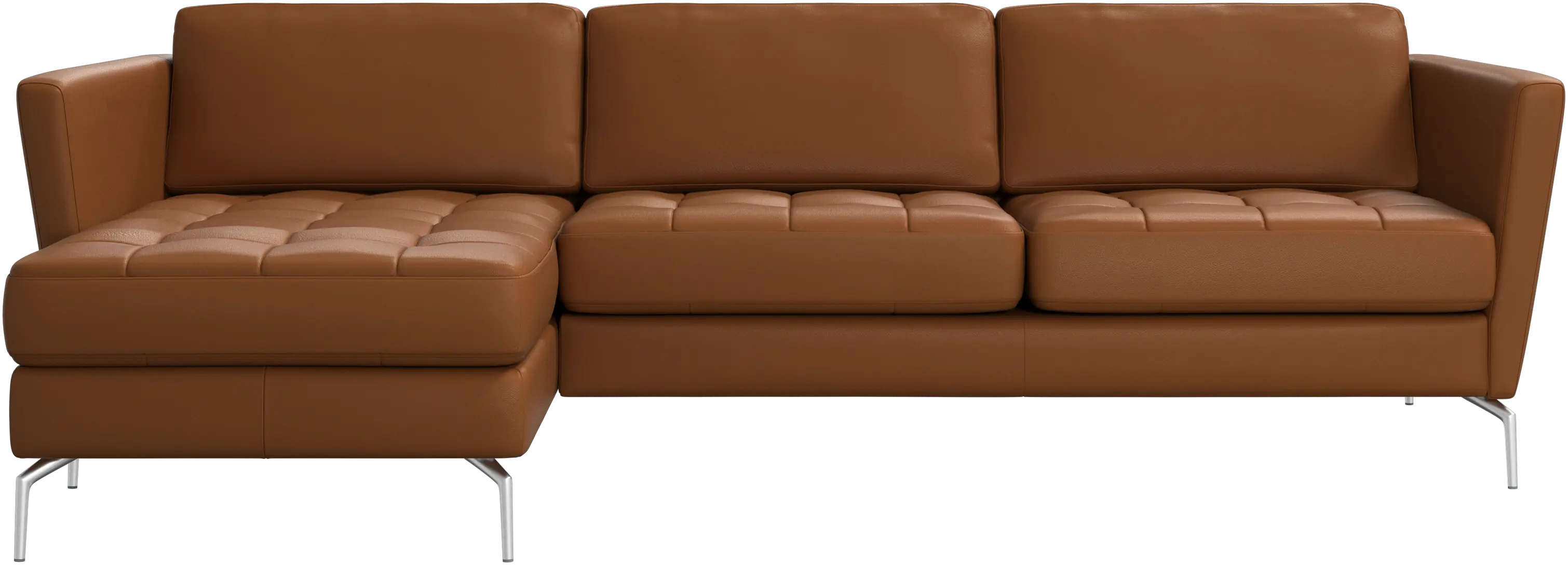 Osaka sofa with resting unit, tufted seat