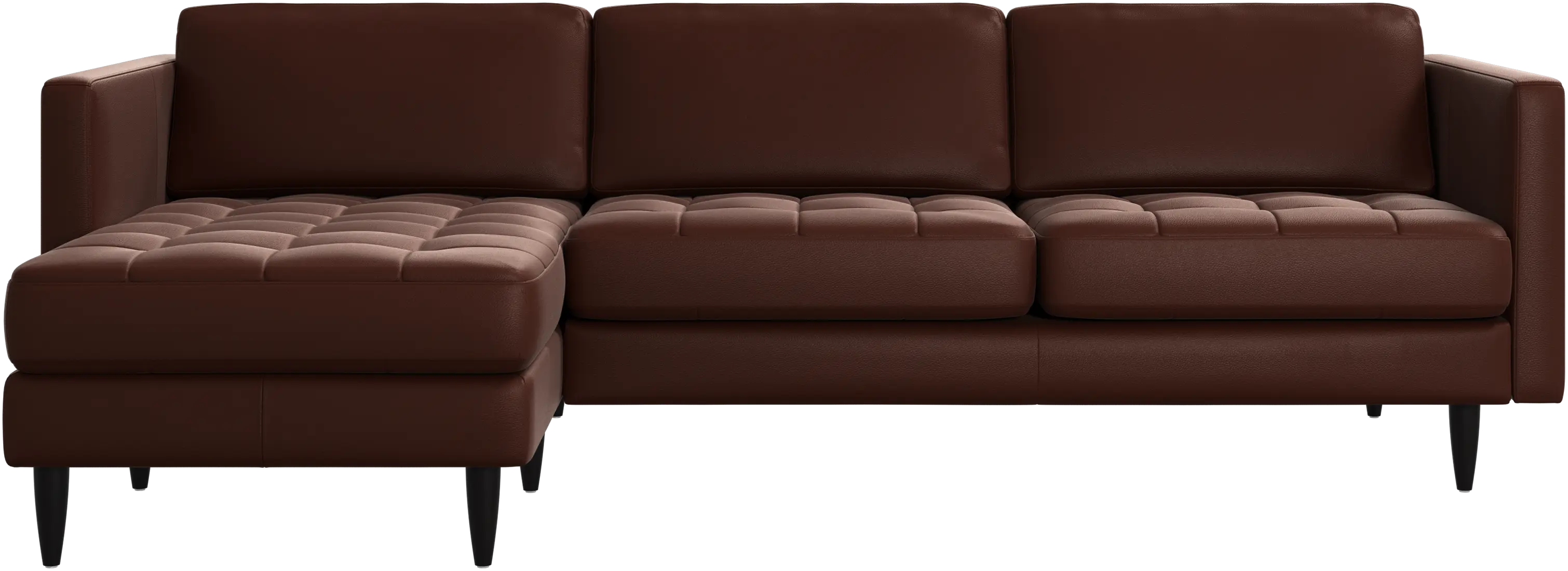 Osaka sofa with resting unit, tufted seat