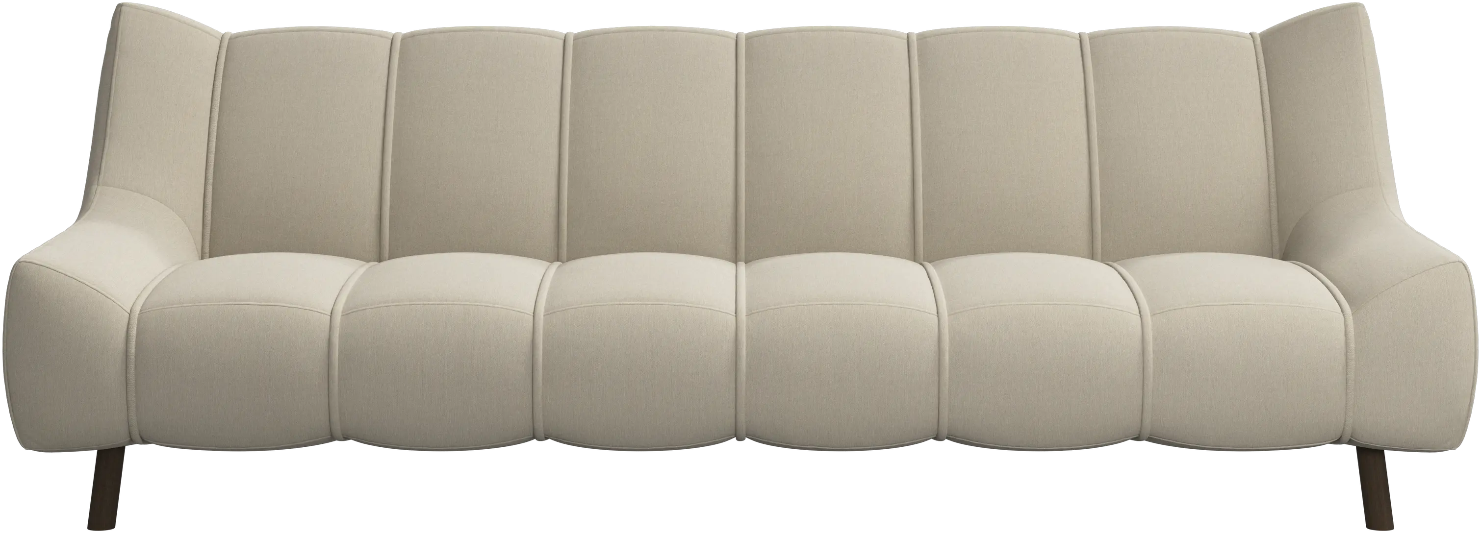Nawabari 3 seater sofa, wooden leg