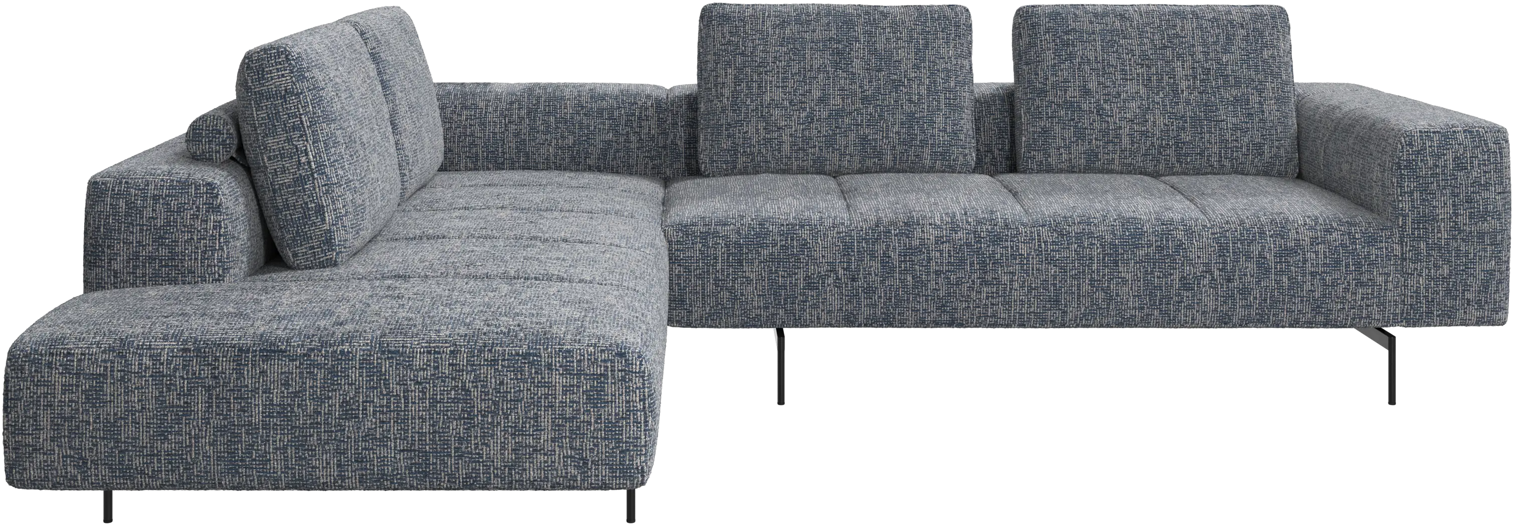 Amsterdam corner sofa with lounging unit