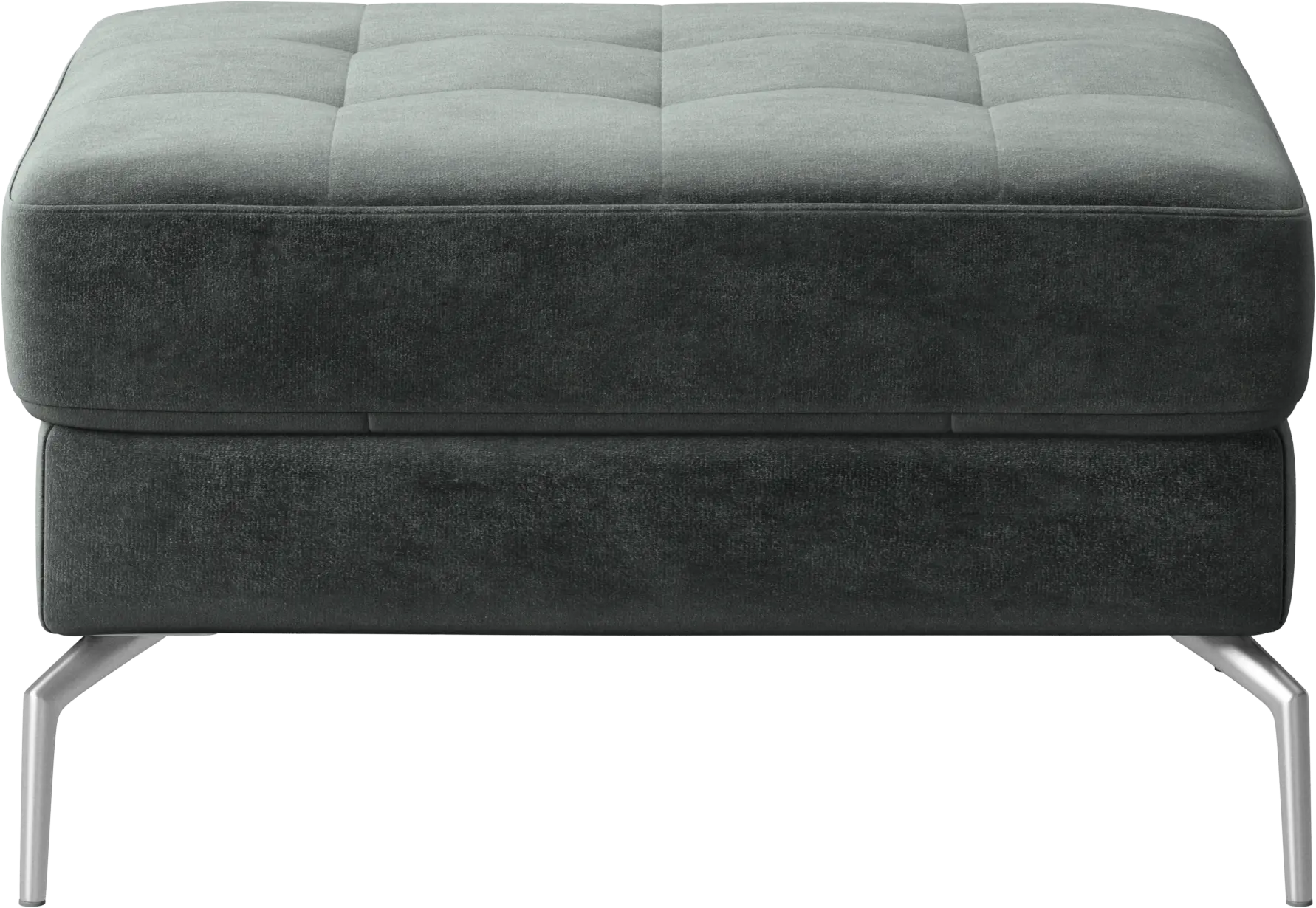 Osaka footstool, tufted seat