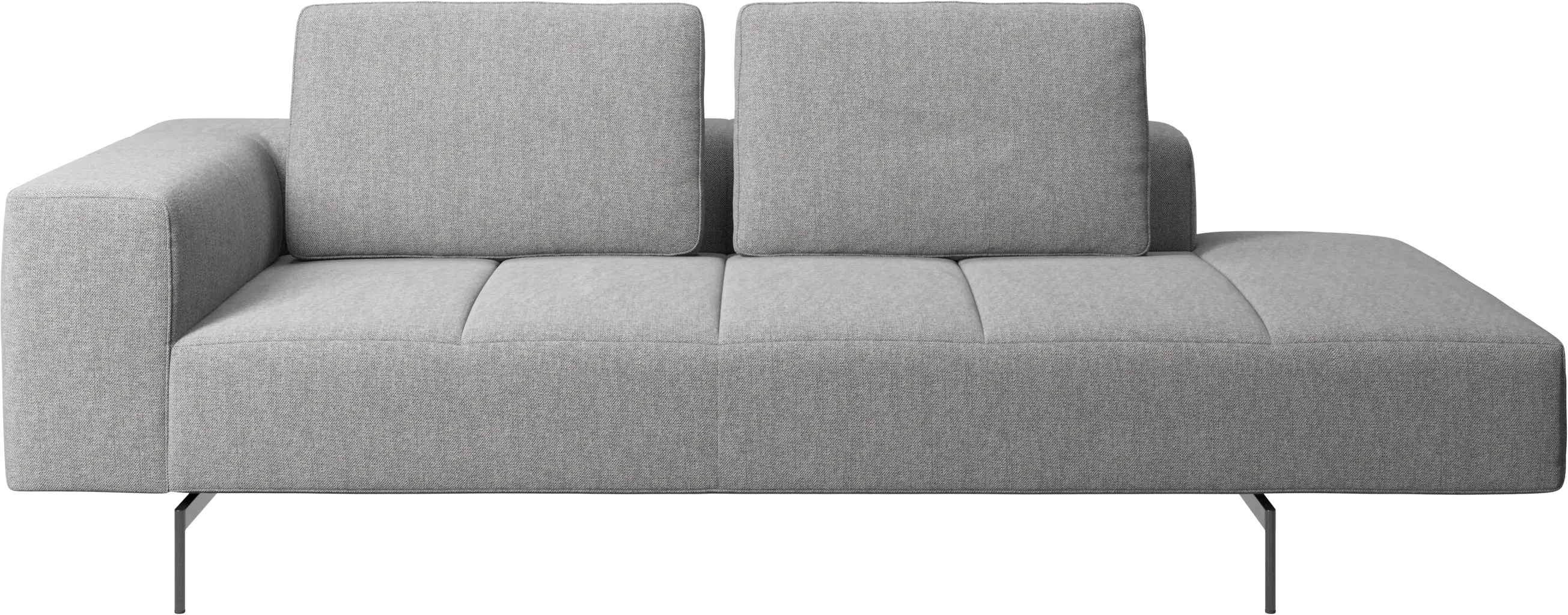 Amsterdam Sofa-Ruhemodul, Armlehne links, offenes Ende rechts