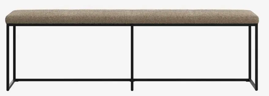 [ SAVE 20 % OFF RRP ] London large bench with cushion - LBWH001
