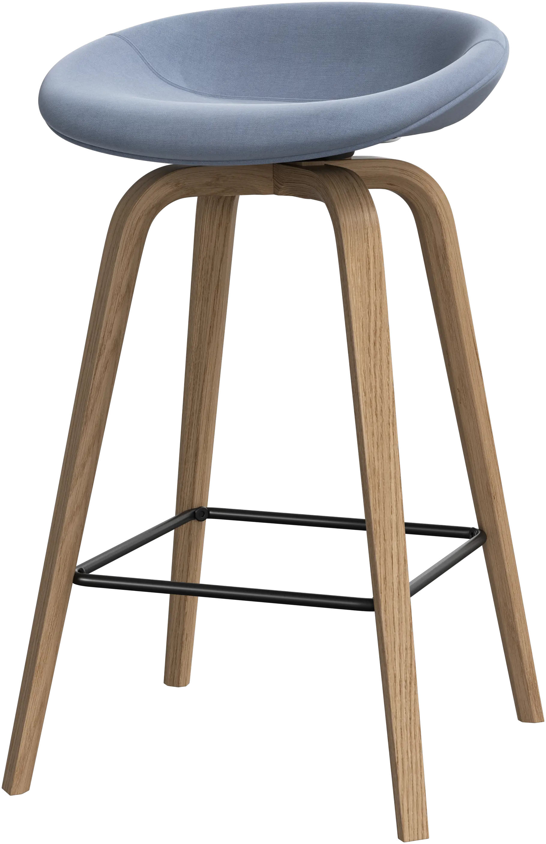 Bar stools Hauge counter stool, light blue Frisco
