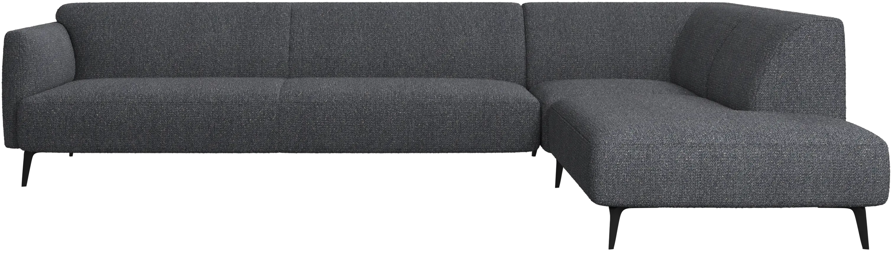 Modena corner sofa with lounging unit