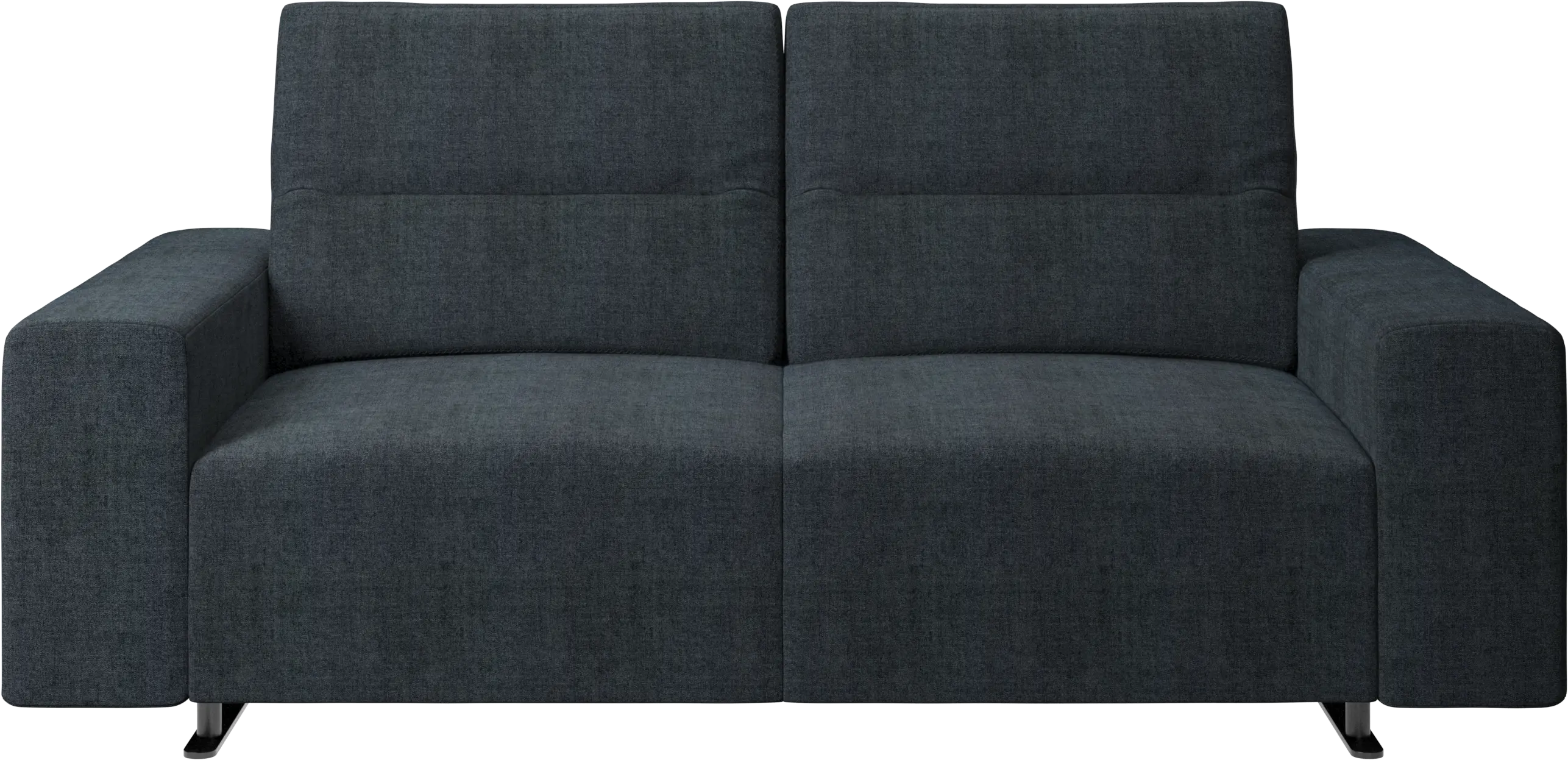 Hampton sofa with adjustable back and storage on the right side