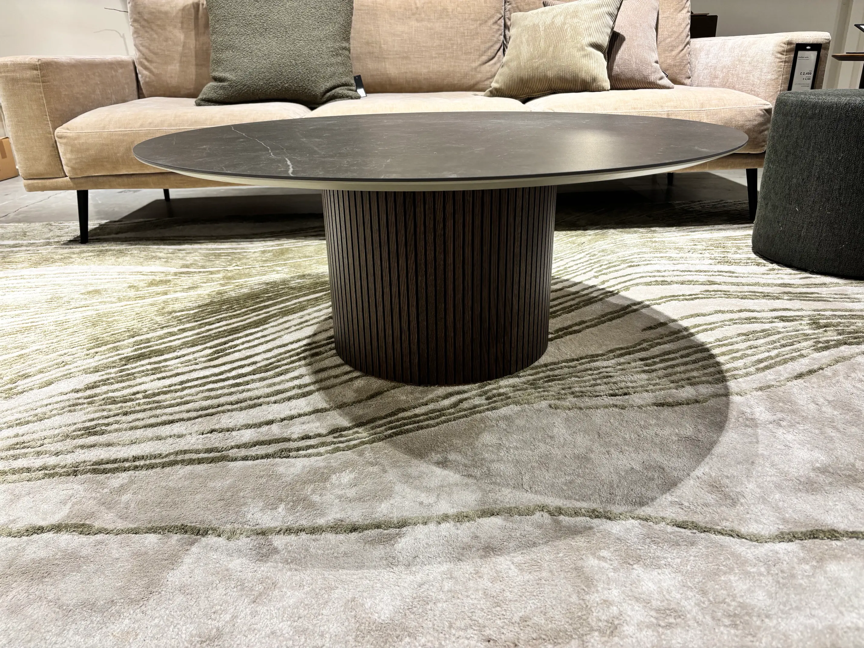 Coffee tables Santiago - Dark Marble Ceramic
