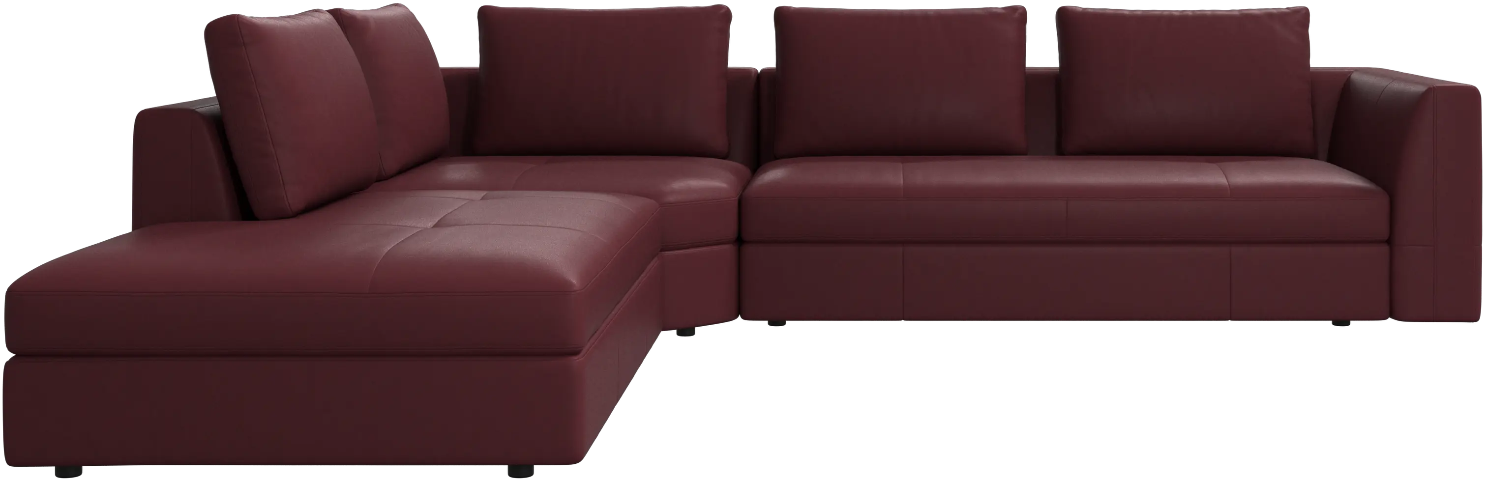 Bergamo corner sofa with lounging unit
