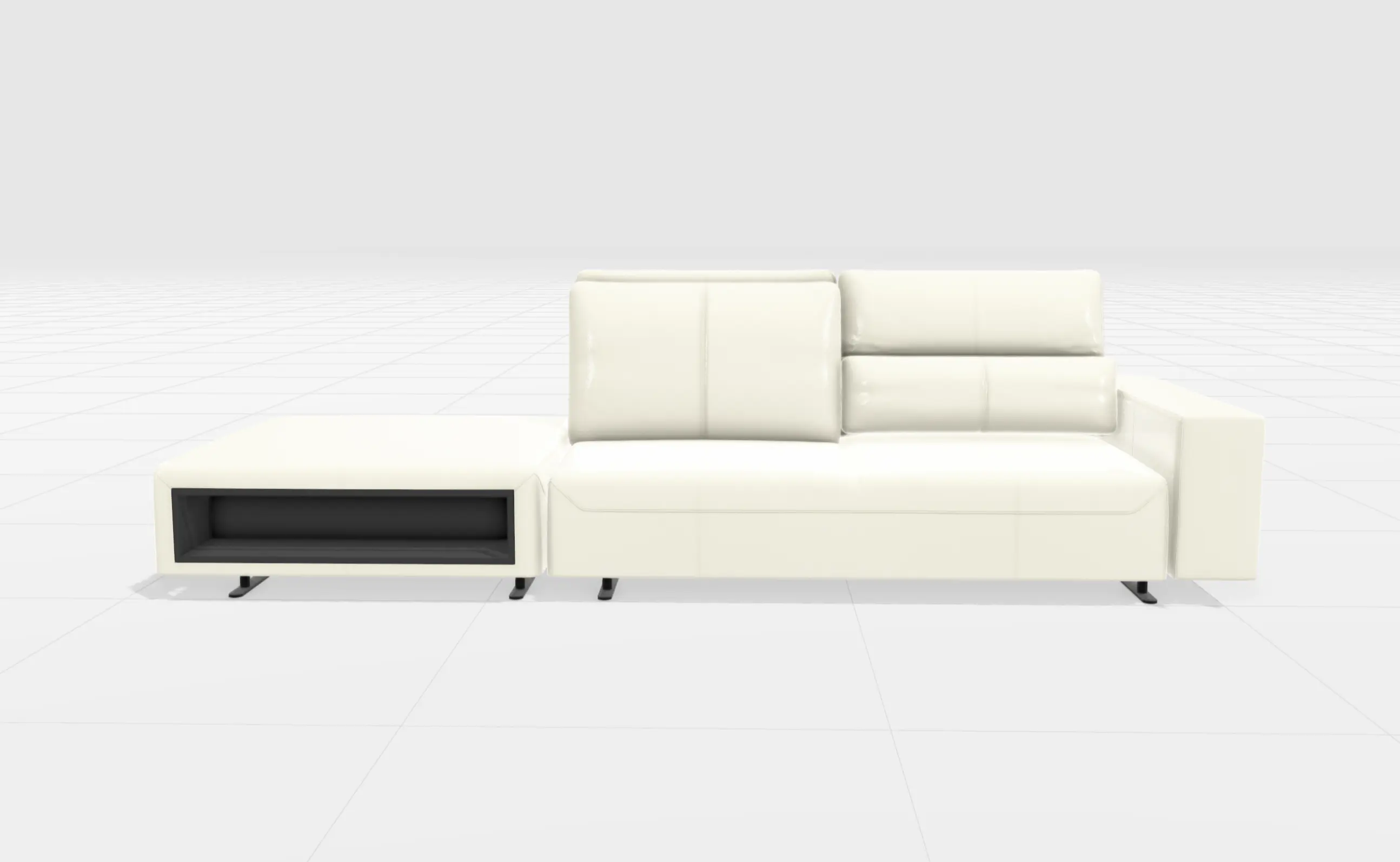 Sofas Hamptonソファ （オットマン/クッション2点付き）