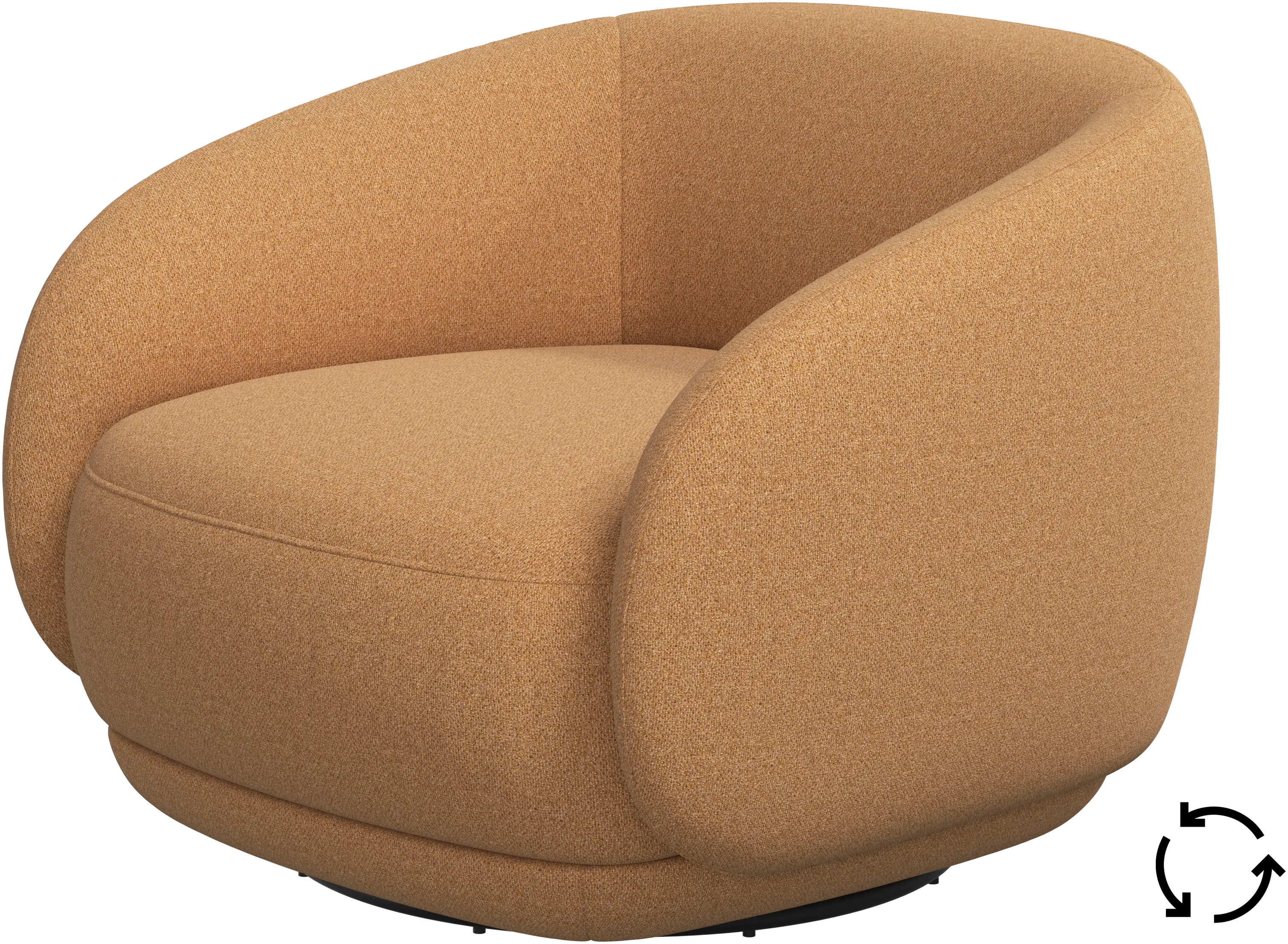 Bolzano armchair with swivel function