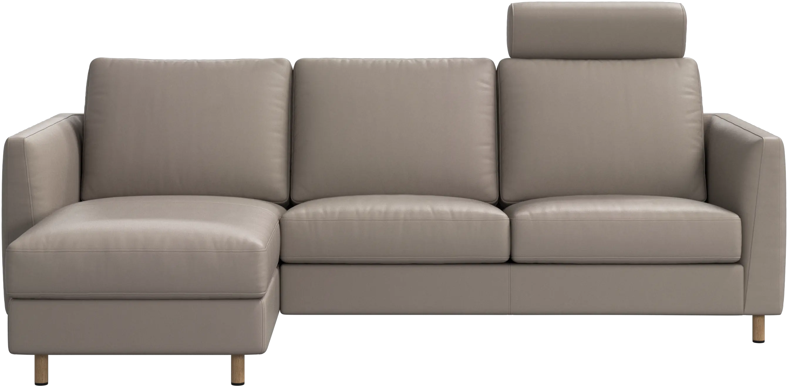 Indivi sofa with chaise longue left