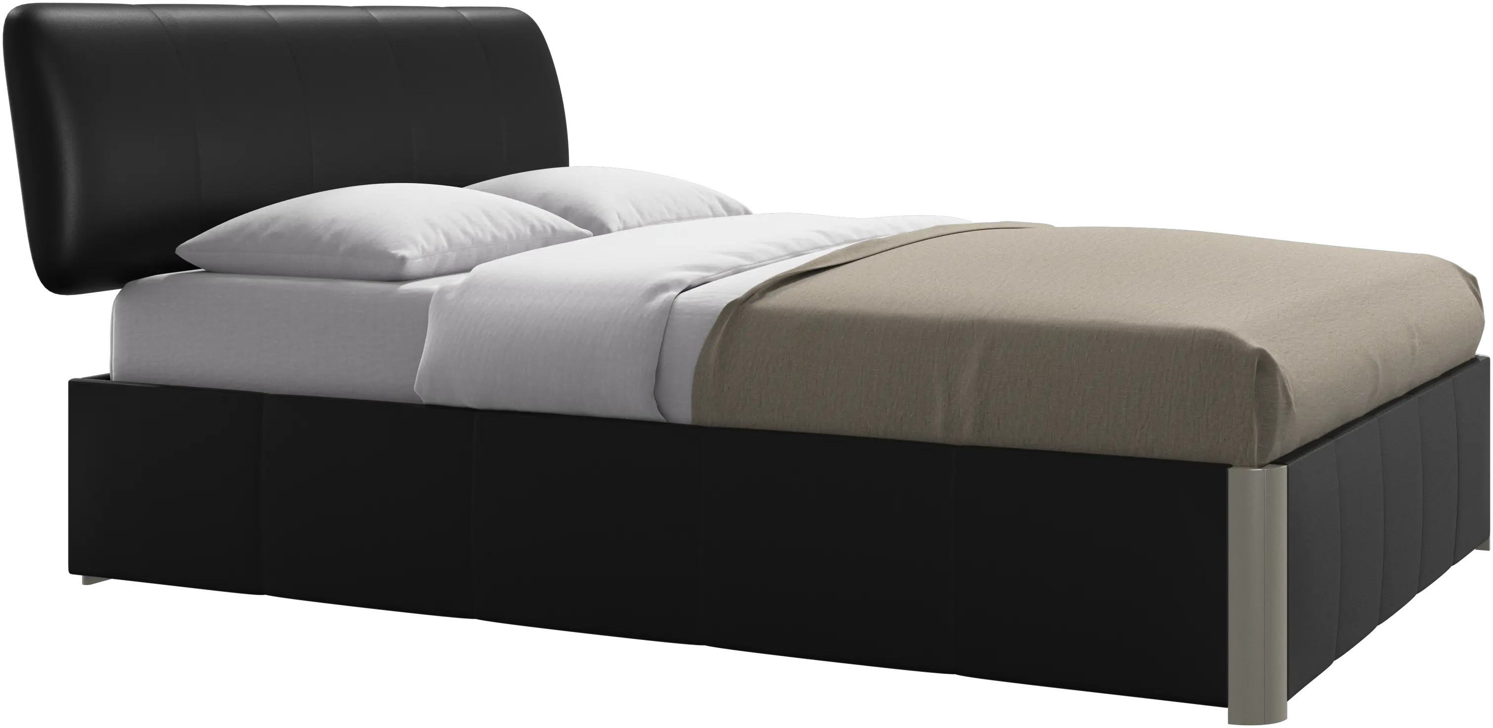 Element Bett, kopfteil bettmontiert, mit Lattenrost, exkl. Matratze