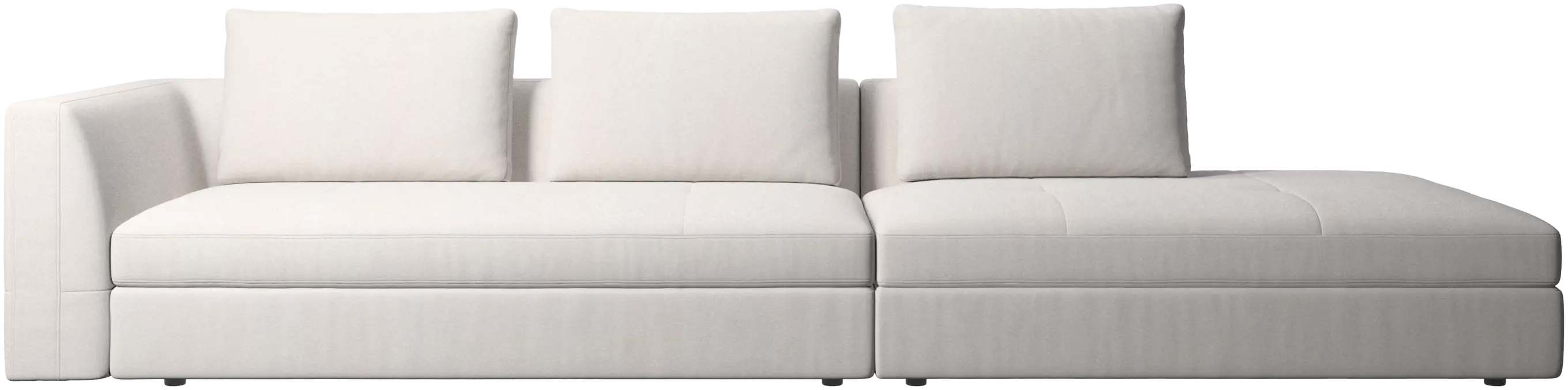 Bergamo sofa with lounging unit