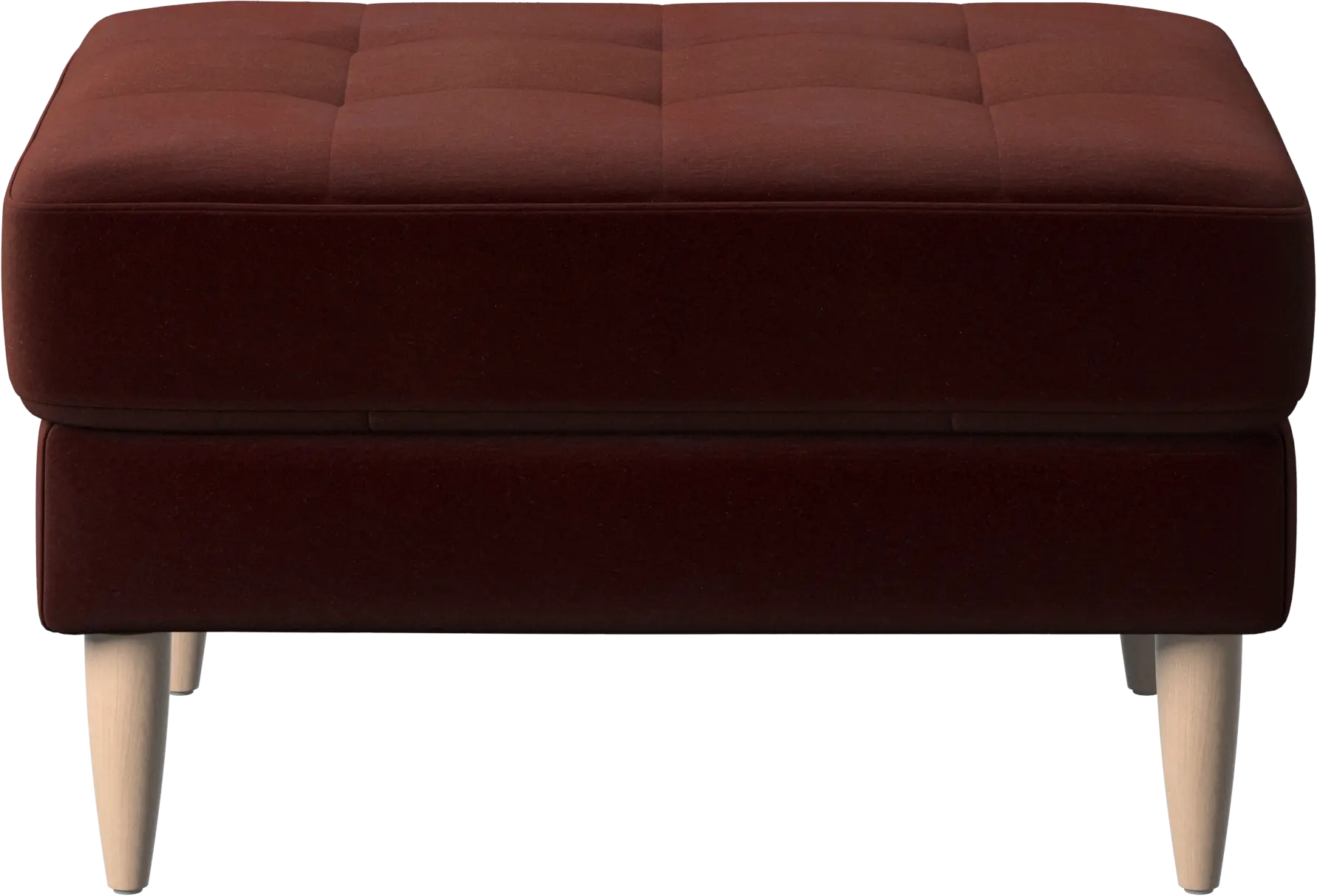 Osaka ottoman, tufted seat
