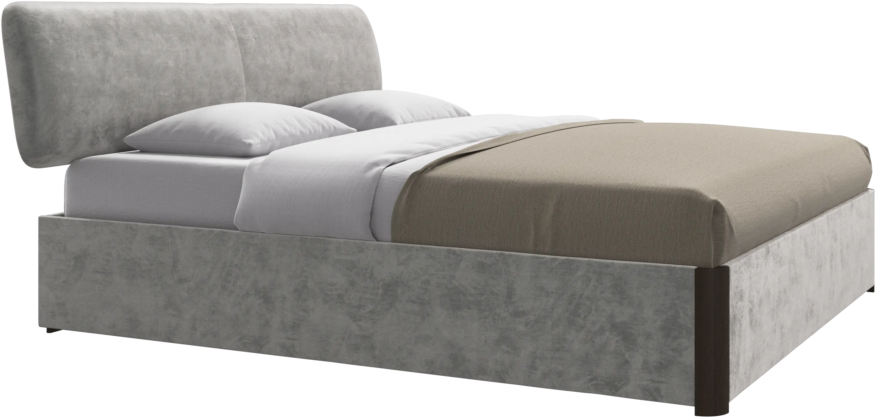 Element cama, cabecero montado en la cama, sin láminas, excl. colchón