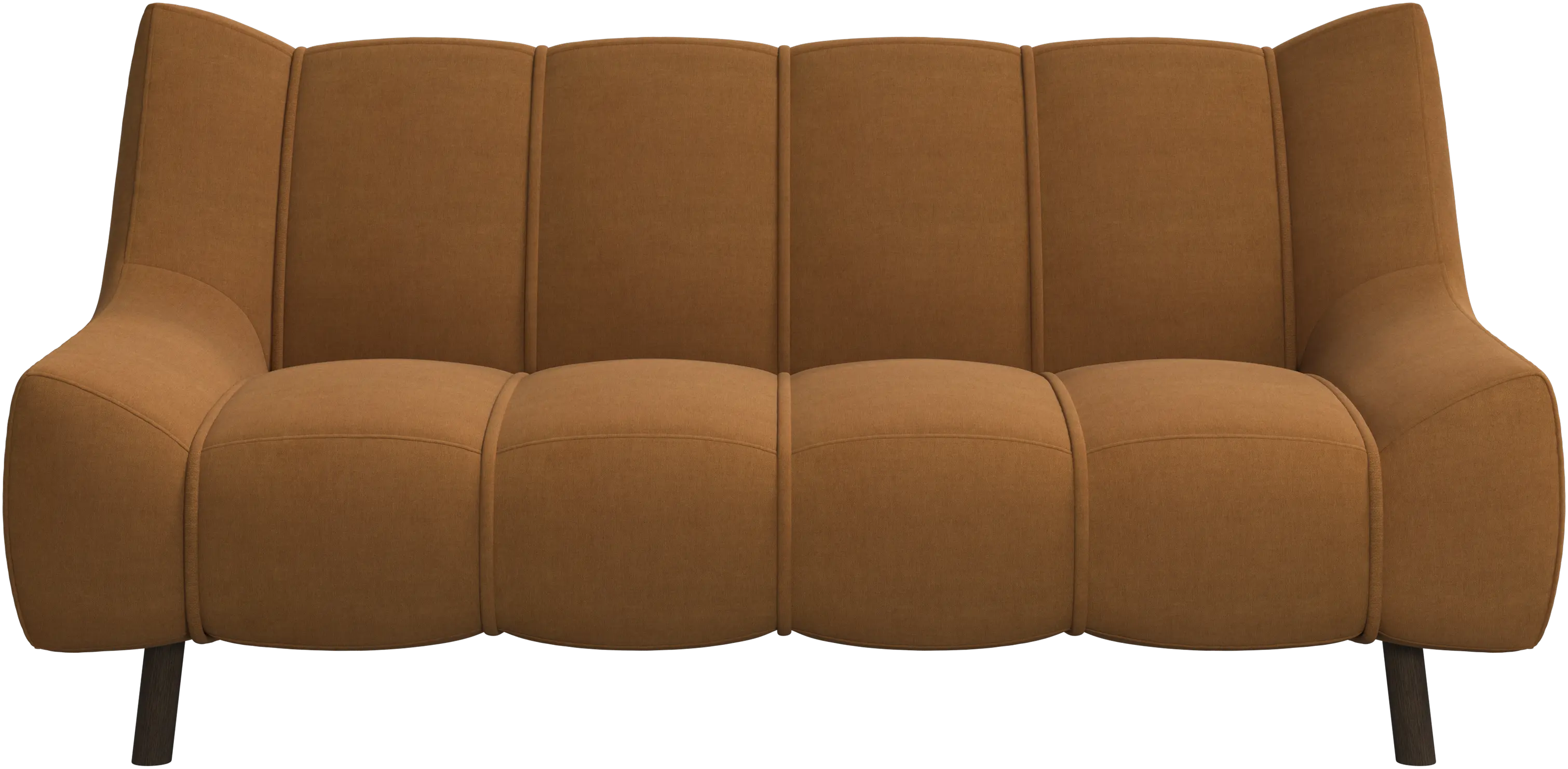 Nawabari 2 seater sofa, wooden leg