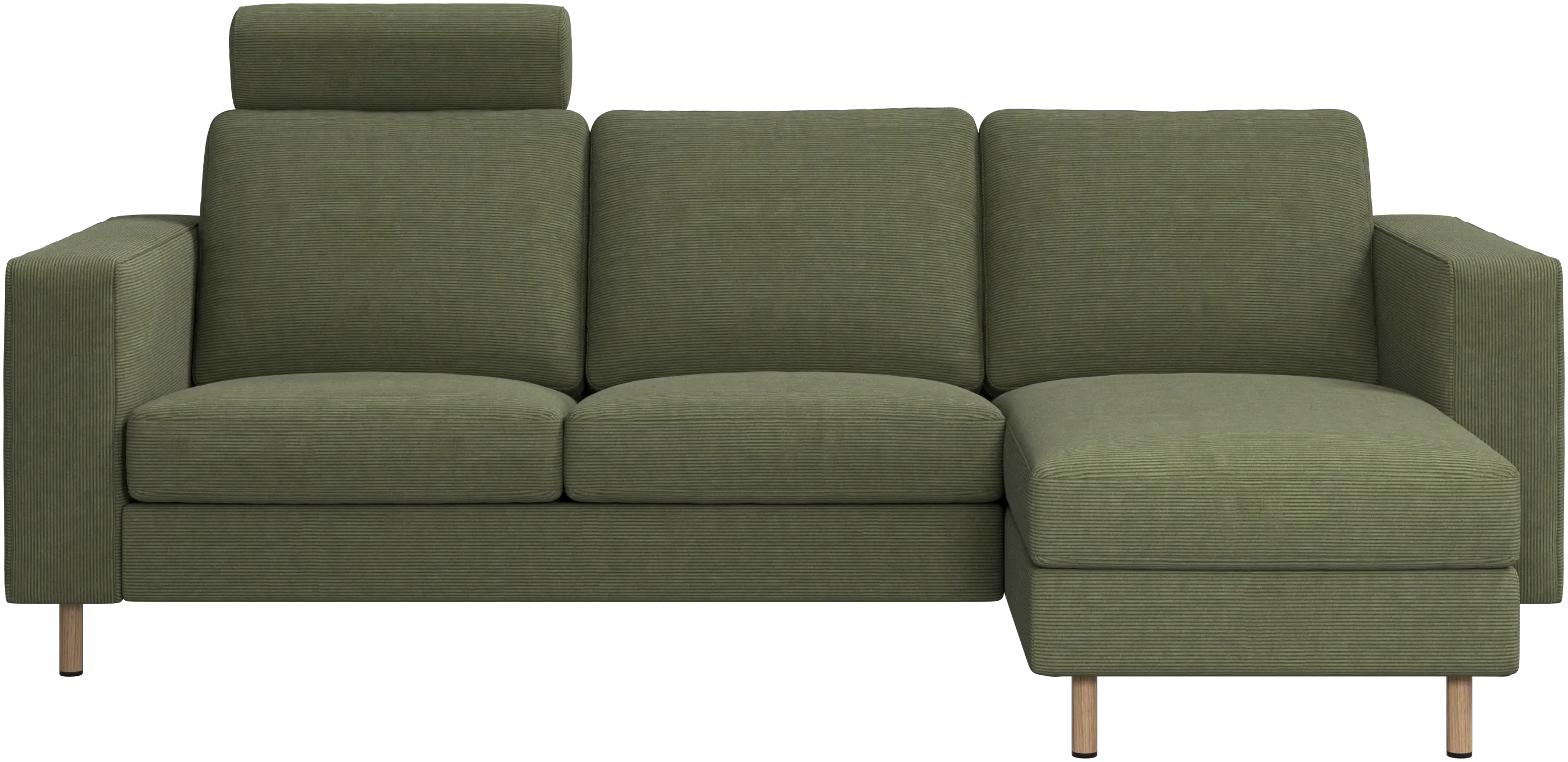 Sofá Indivi con módulo chaise-longue a la derecha