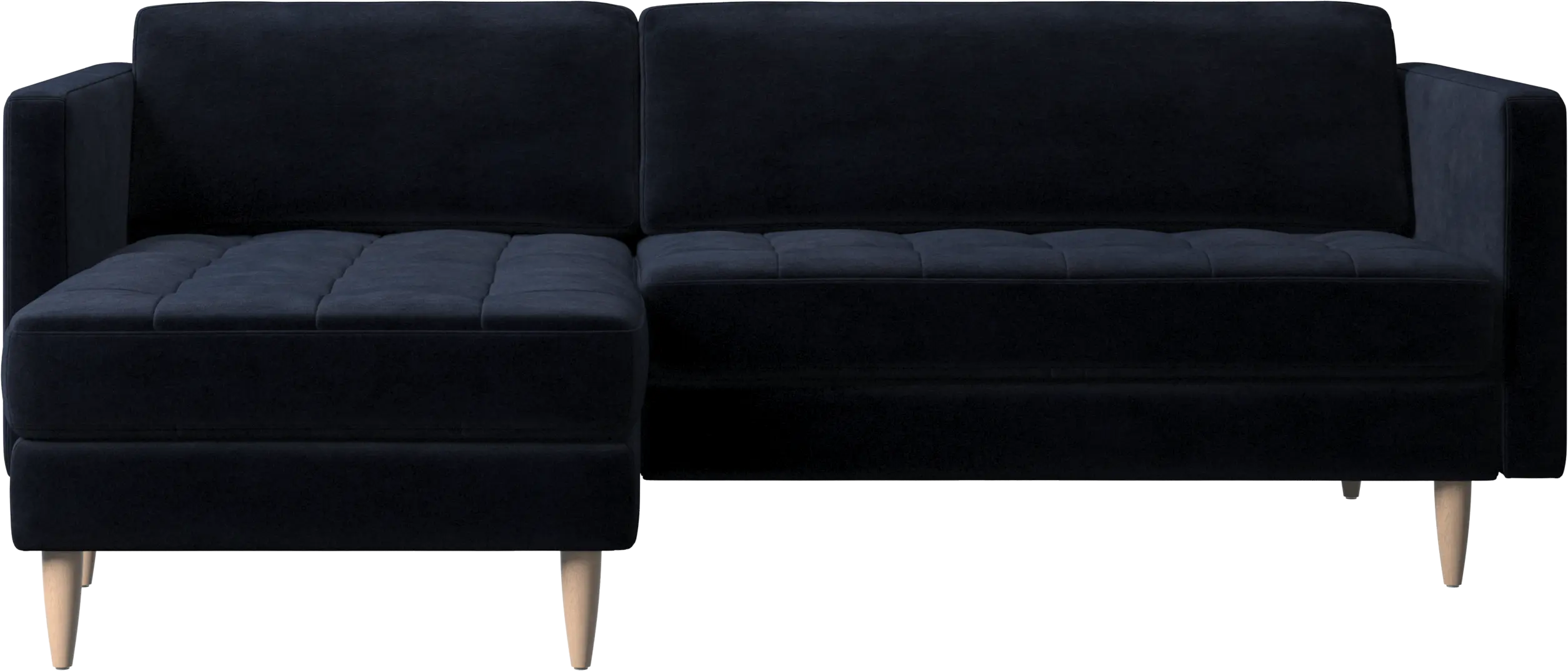 Osaka sofa with resting unit, tufted seat