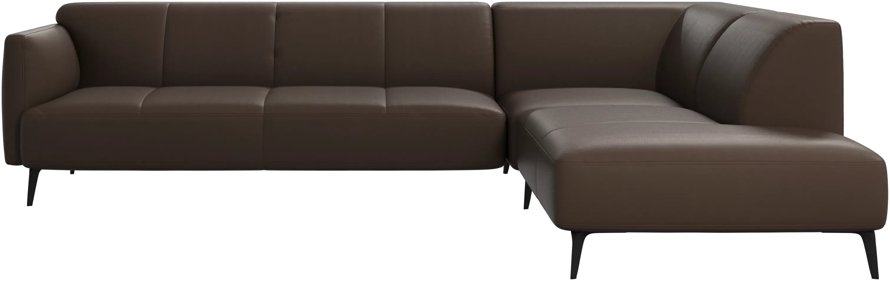 Modena corner sofa with lounging unit